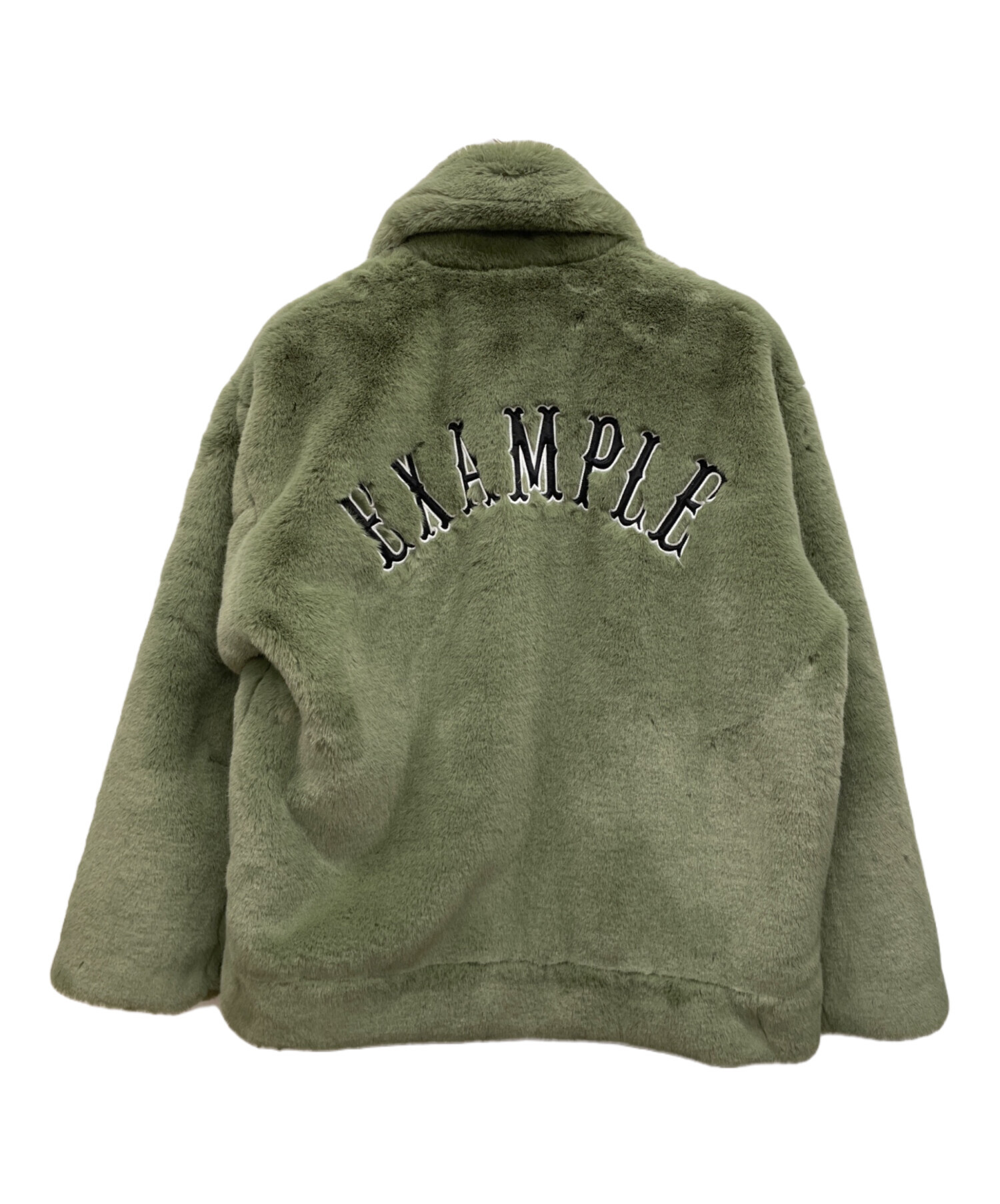 中古・古着通販】EXAMPLE (エグザンプル) ファージャケット グリーン 