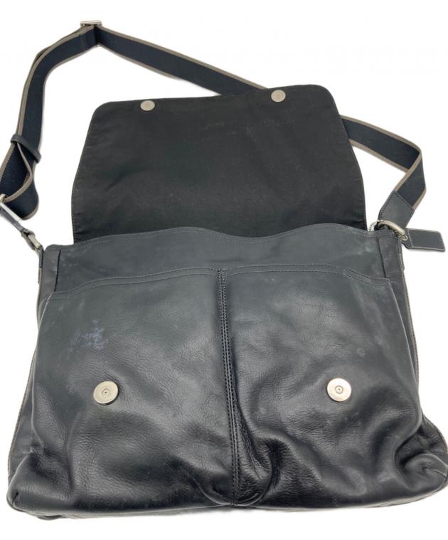 中古・古着通販】COACH (コーチ) メッセンジャーバッグ ブラック