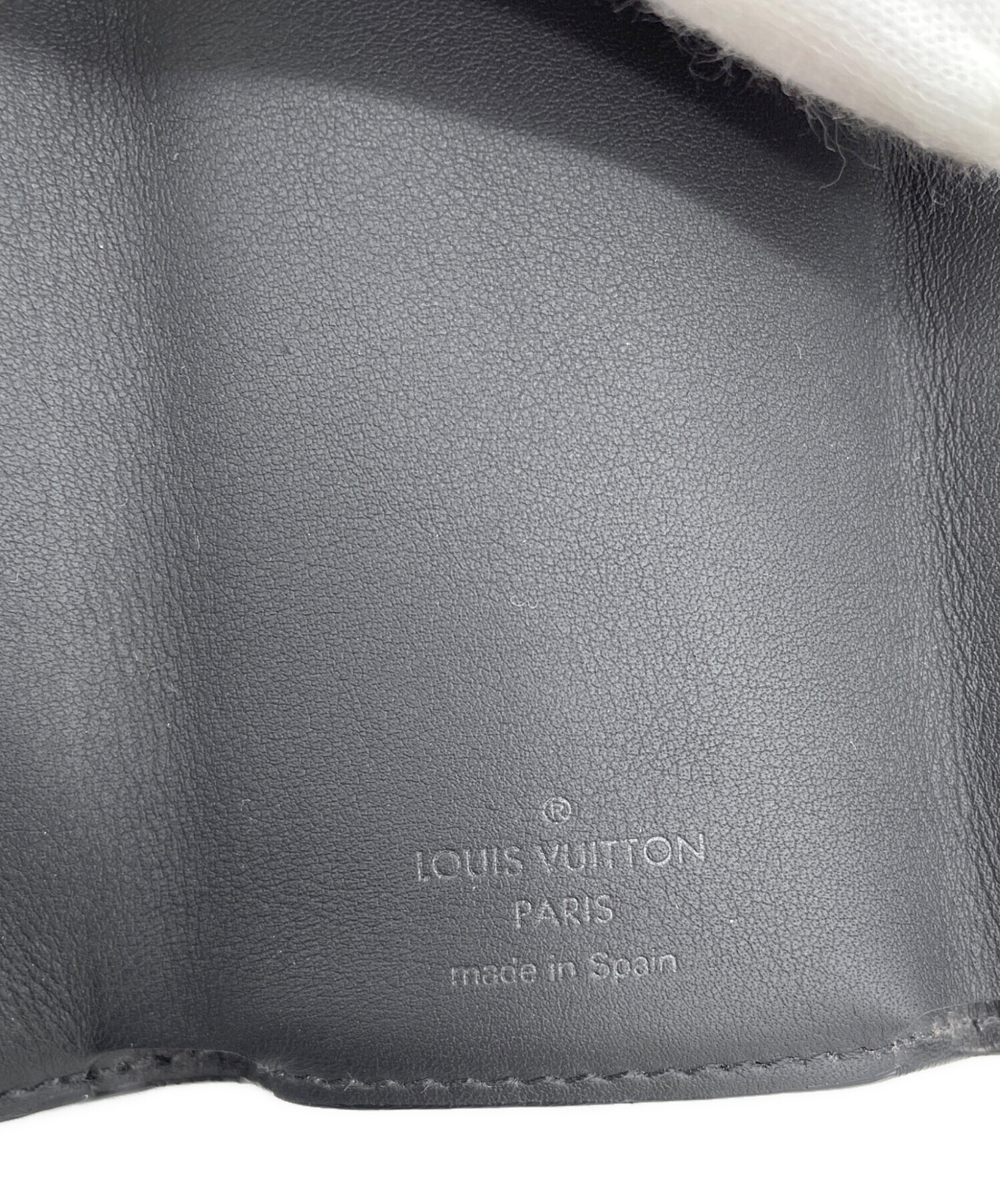 中古・古着通販】LOUIS VUITTON (ルイ ヴィトン) 3つ折り財布 ブラック