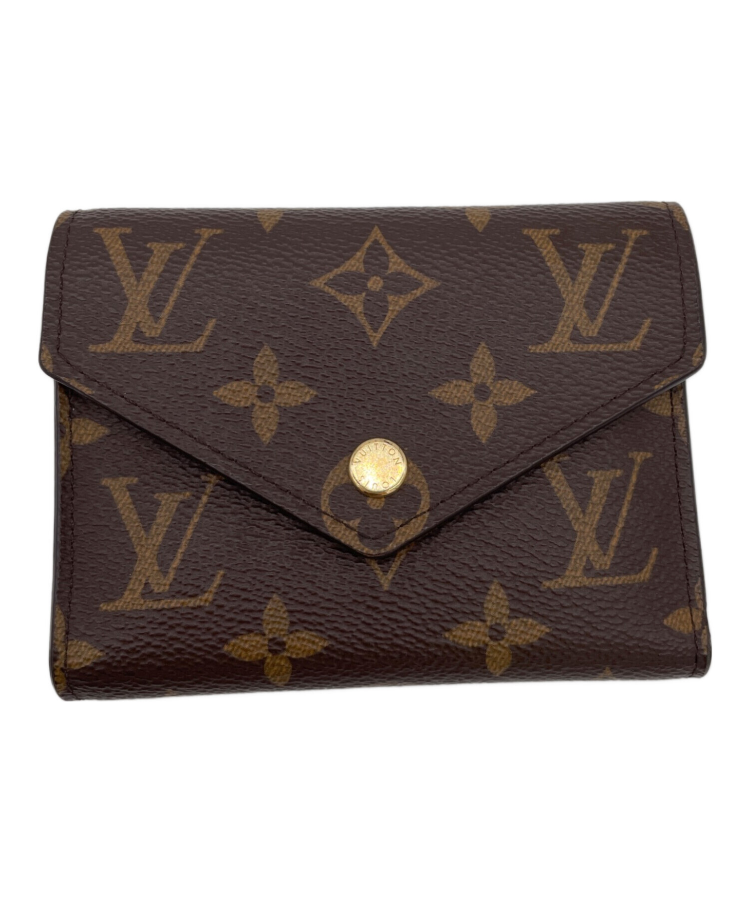 中古・古着通販】LOUIS VUITTON (ルイ ヴィトン) 3つ折り財布 ブラウン