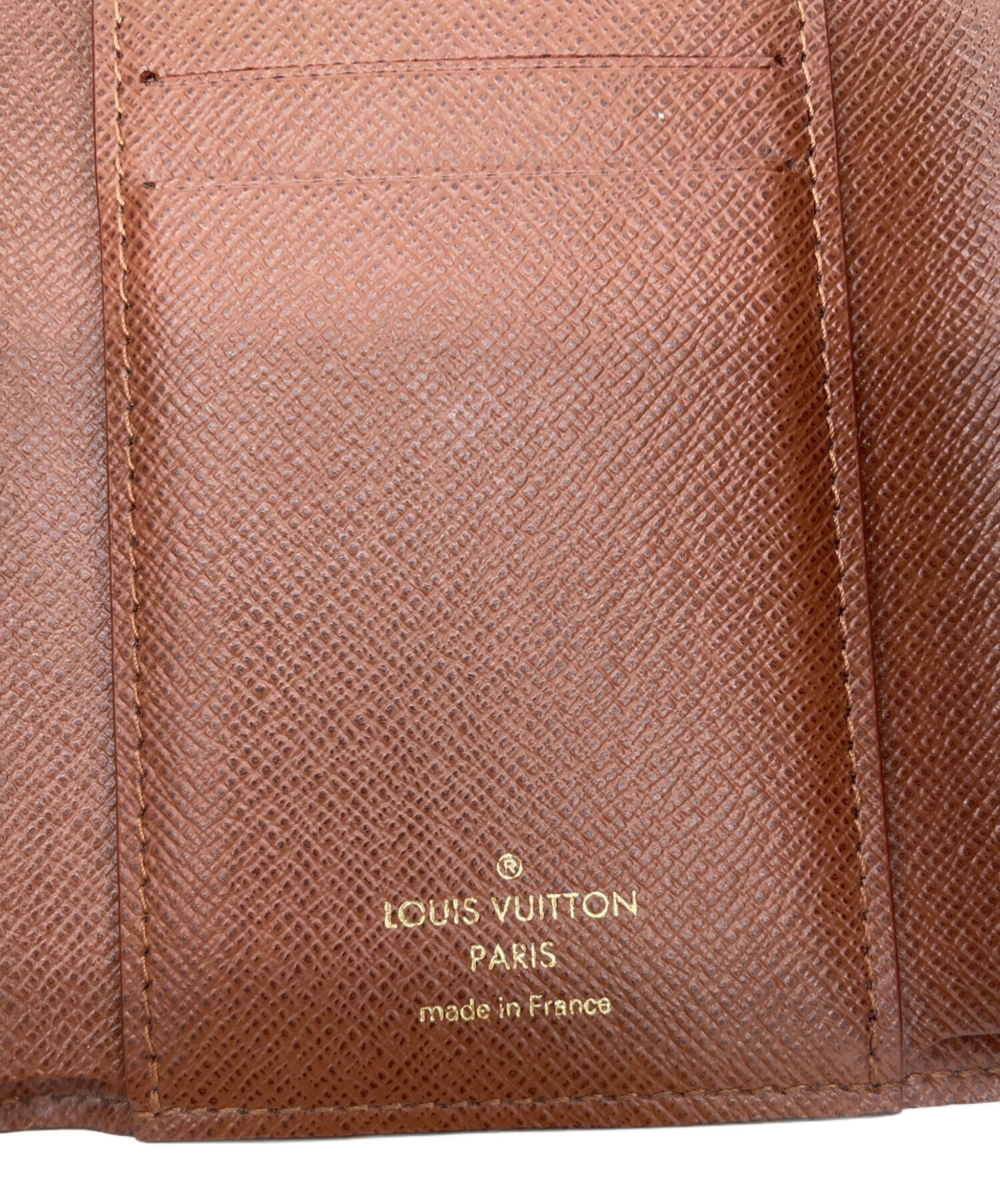 中古・古着通販】LOUIS VUITTON (ルイ ヴィトン) 3つ折り財布 ブラウン