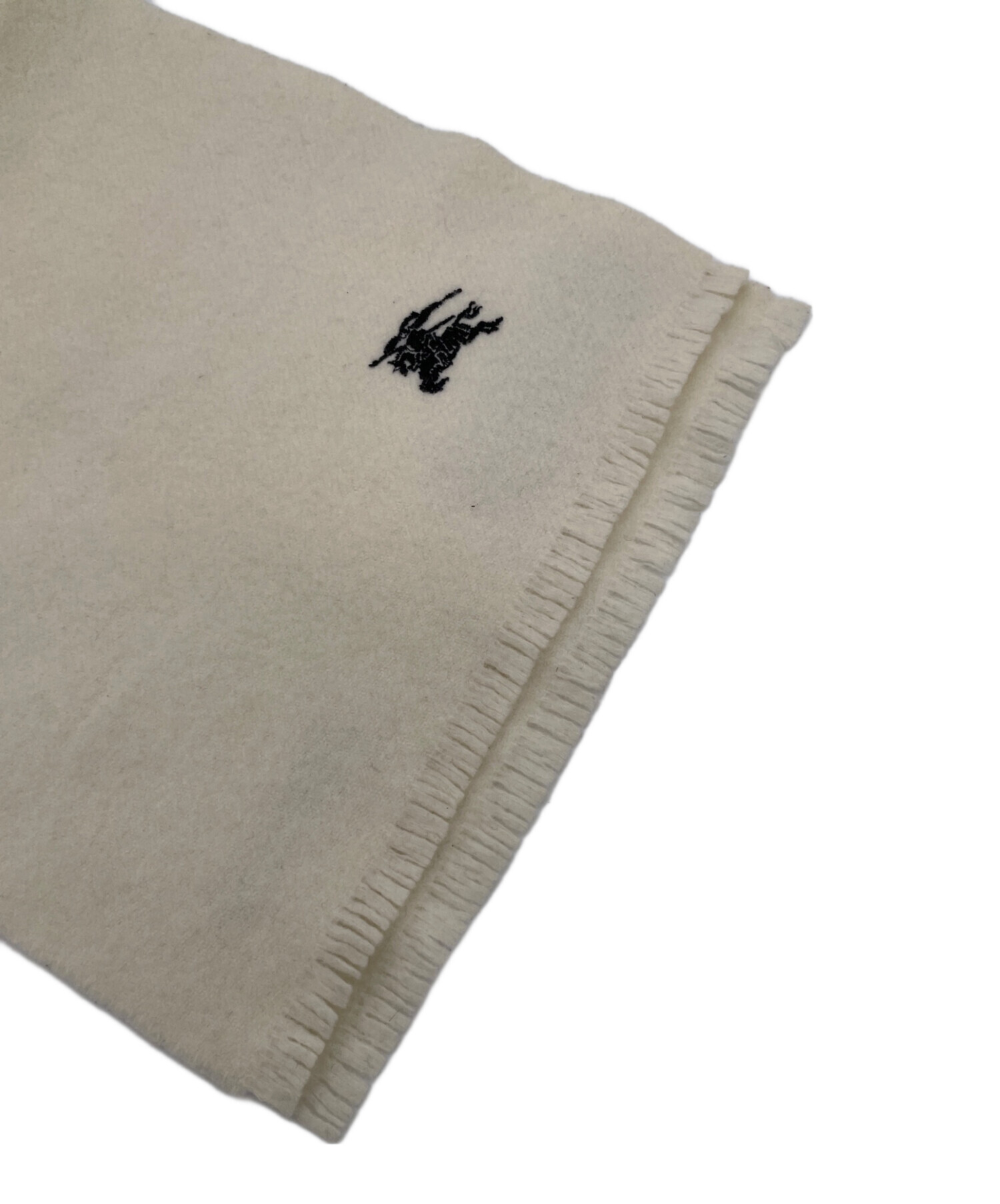 中古・古着通販】BURBERRY (バーバリー) マフラー ホワイト｜ブランド