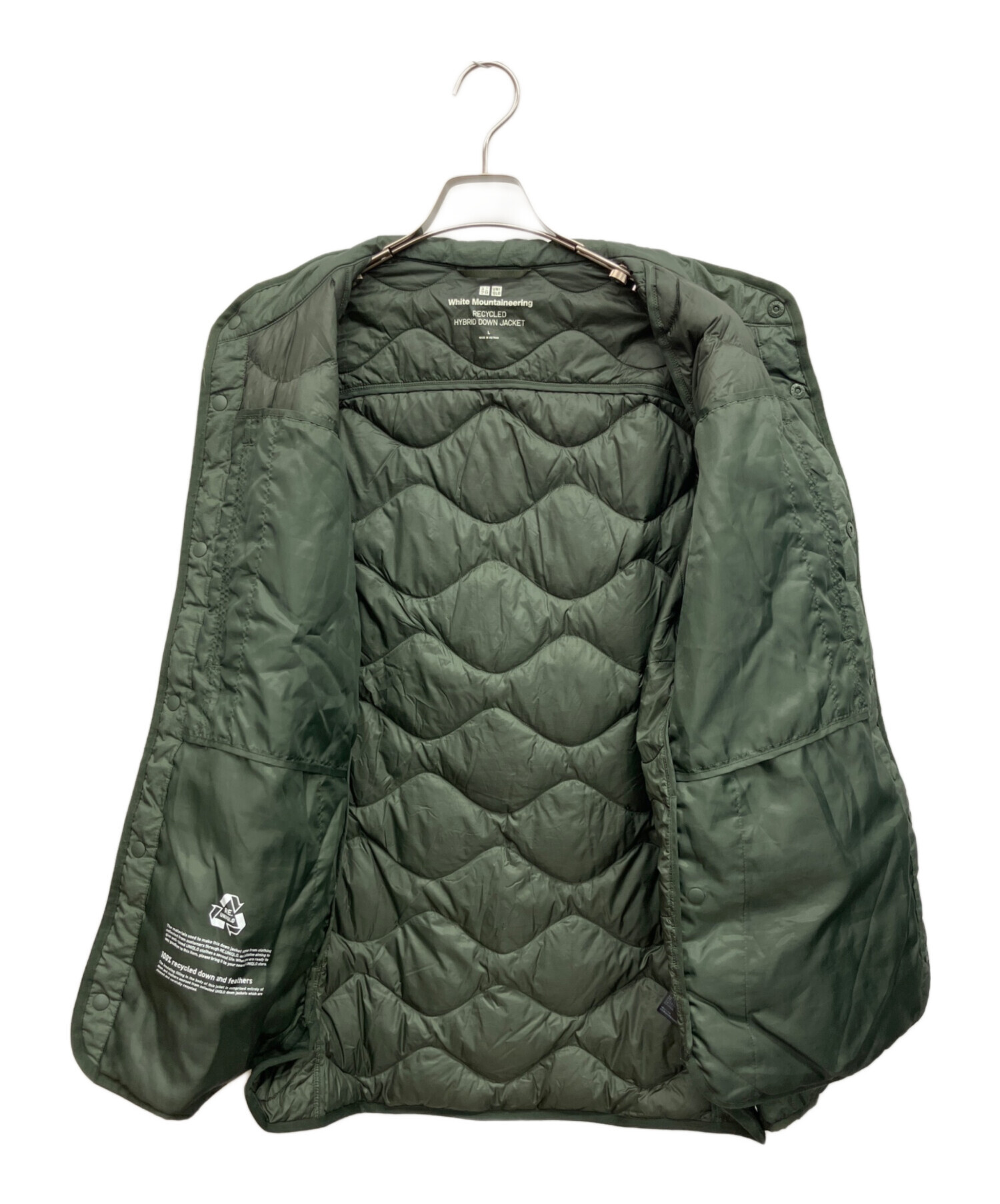 中古・古着通販】UNIQLO (ユニクロ) リサイクルハイブリッドダウン 
