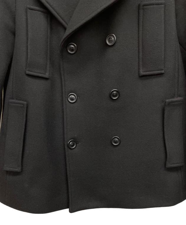 Acne Studios ブラック コート アウター サイズ44 中古・古着通販】ACNE STUDIOS (アクネ ストゥディオズ) Pコート