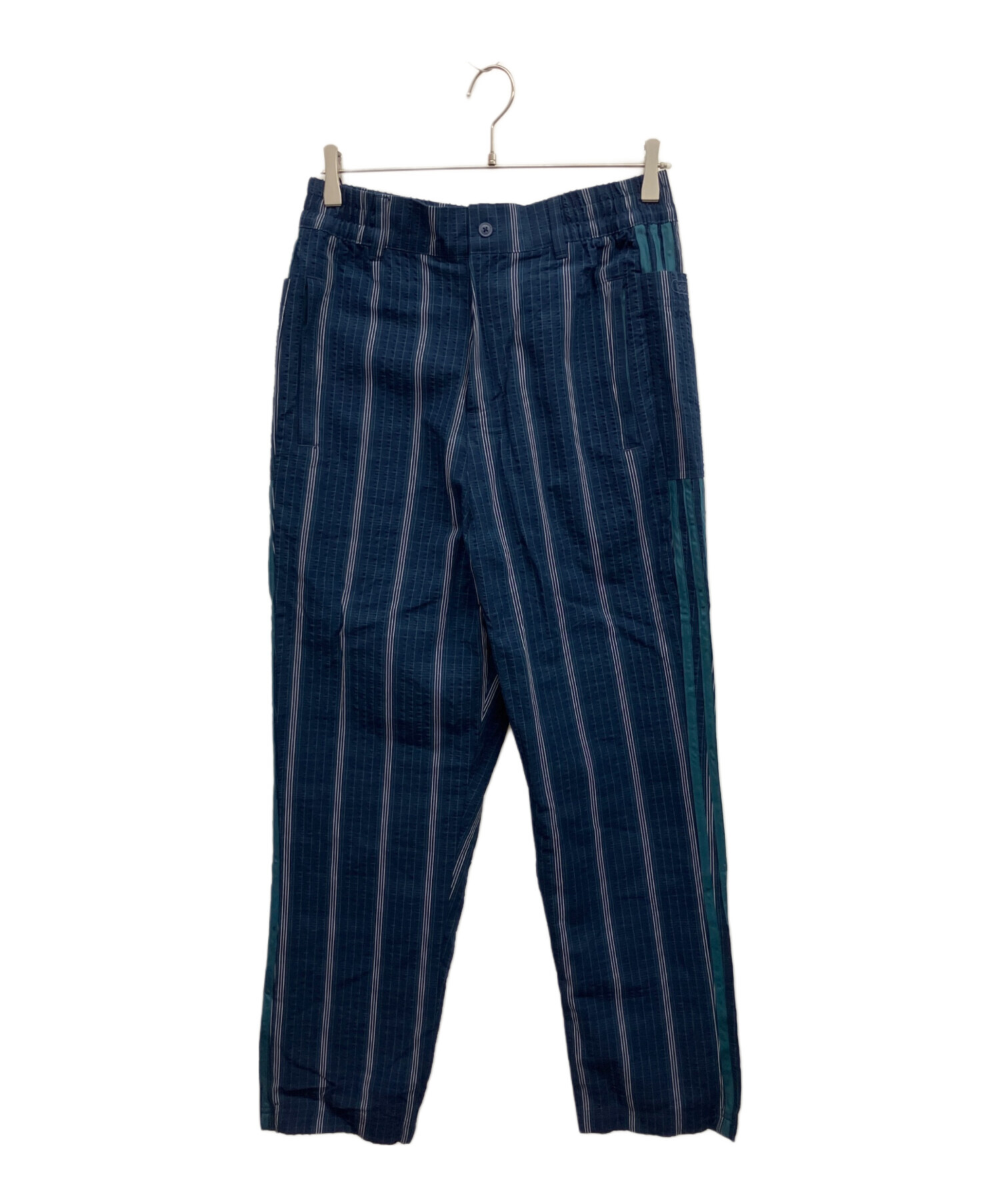 中古・古着通販】adidas (アディダス) トラックパンツ ネイビー サイズ