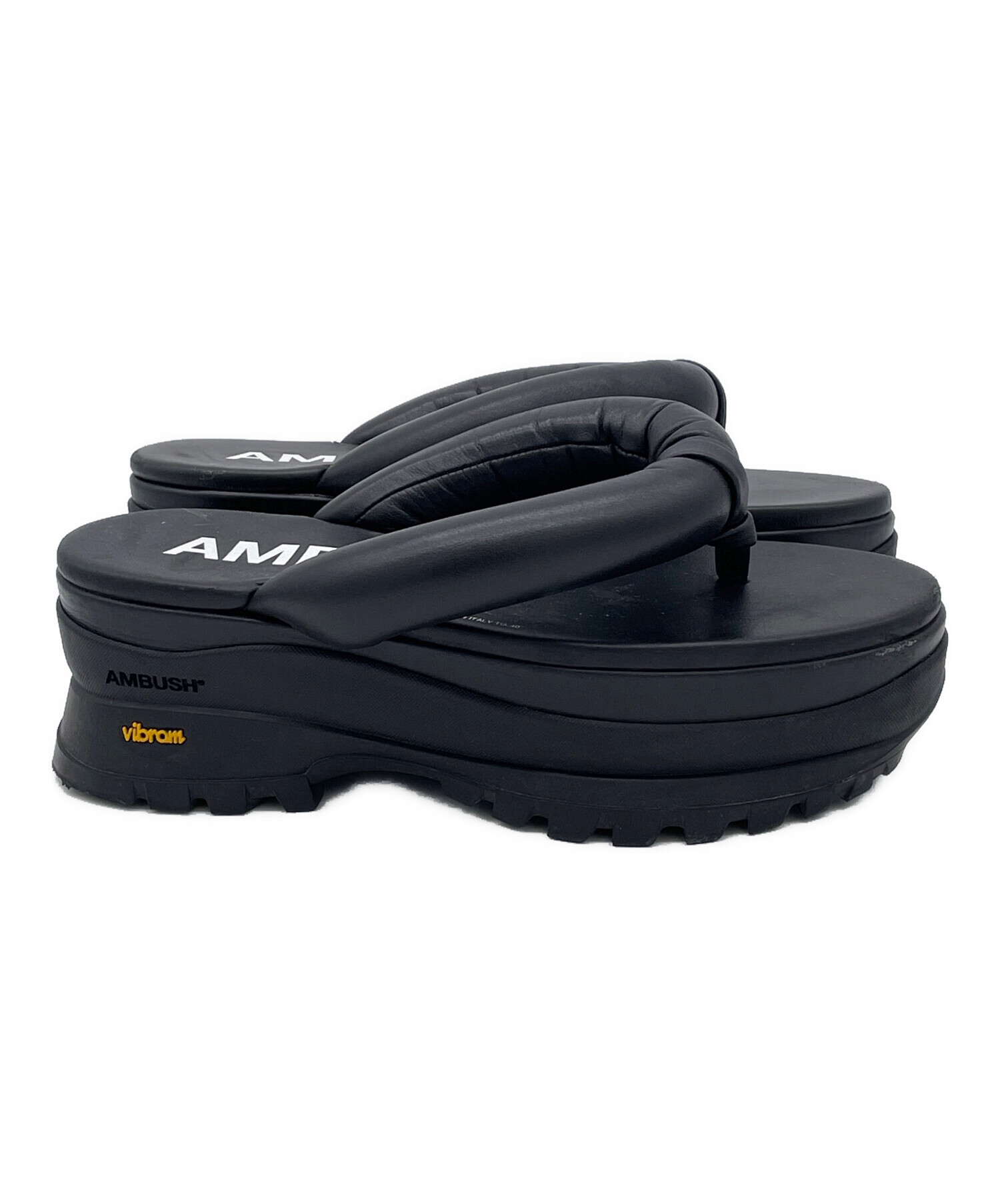 中古・古着通販】AMBUSH (アンブッシュ) GETA SANDALS ブラック サイズ