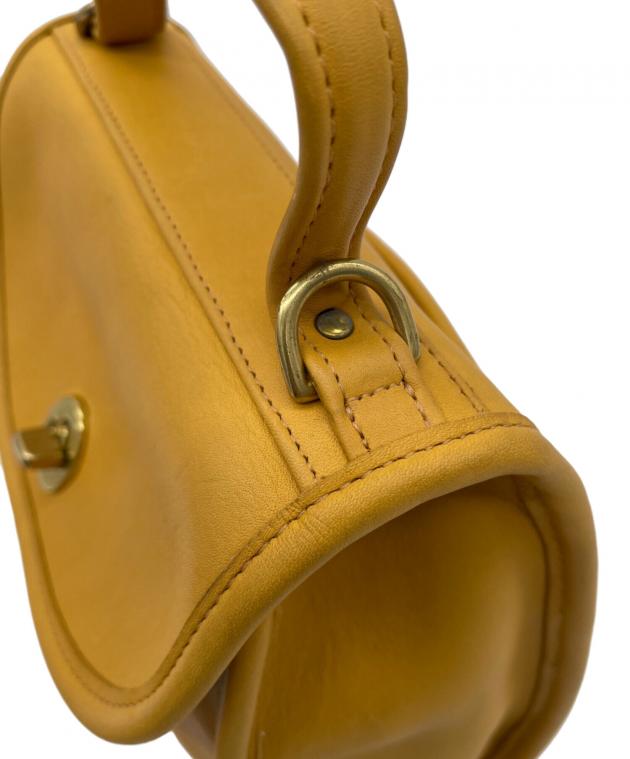 中古・古着通販】COACH (コーチ) ハンドバッグ イエロー｜ブランド