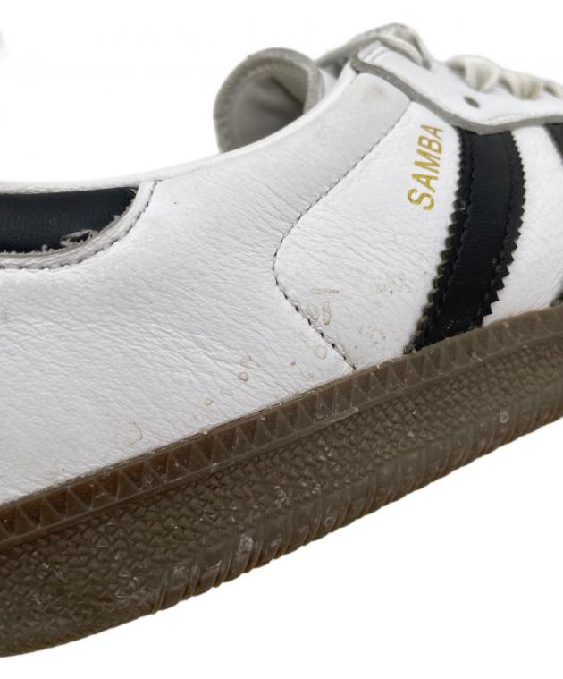 中古・古着通販】adidas (アディダス) SAMBA ADV ホワイト×ブラック
