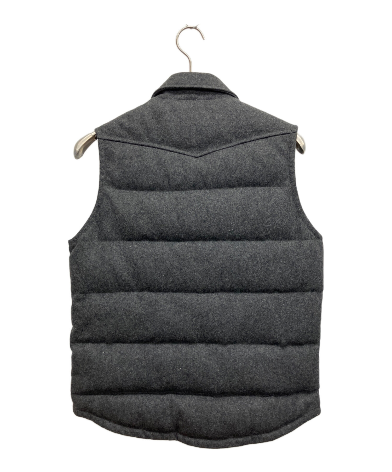 中古・古着通販】Schott (ショット) ダウンベスト グレー サイズ:S