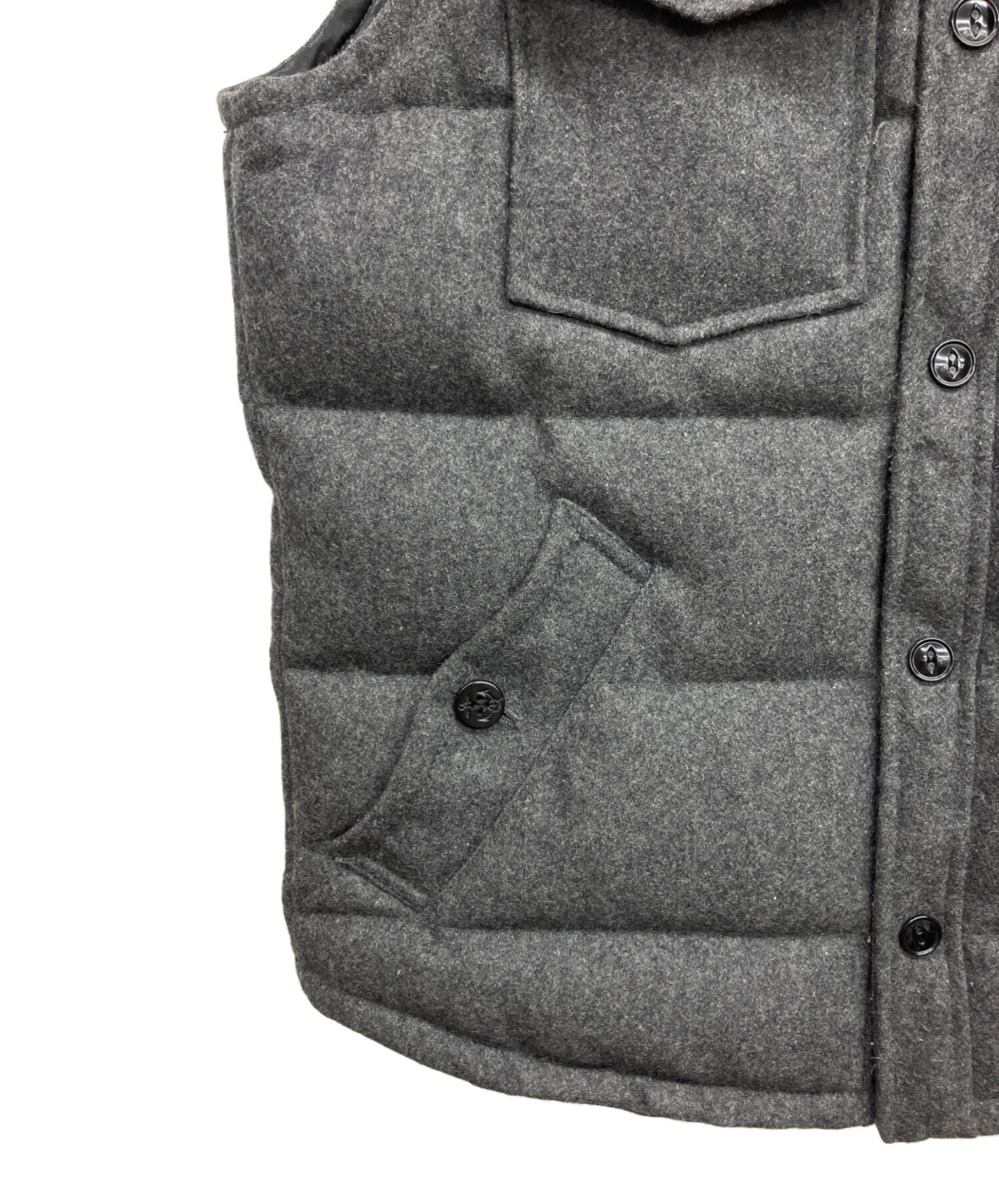 Schott Perfecto ベスト S (グレー)※5/22内容修正 中古・古着通販】Schott (ショット) ダウンベスト グレー サイズ:S