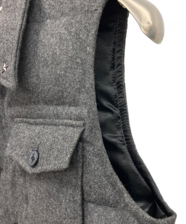 中古・古着通販】Schott (ショット) ダウンベスト グレー サイズ:S
