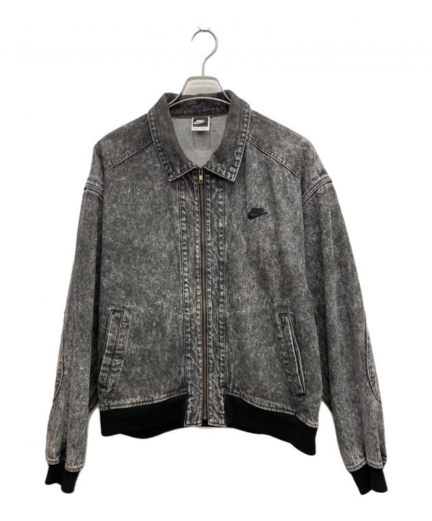 中古・古着通販】NIKE (ナイキ) デニムジャケット グレー サイズ:Large
