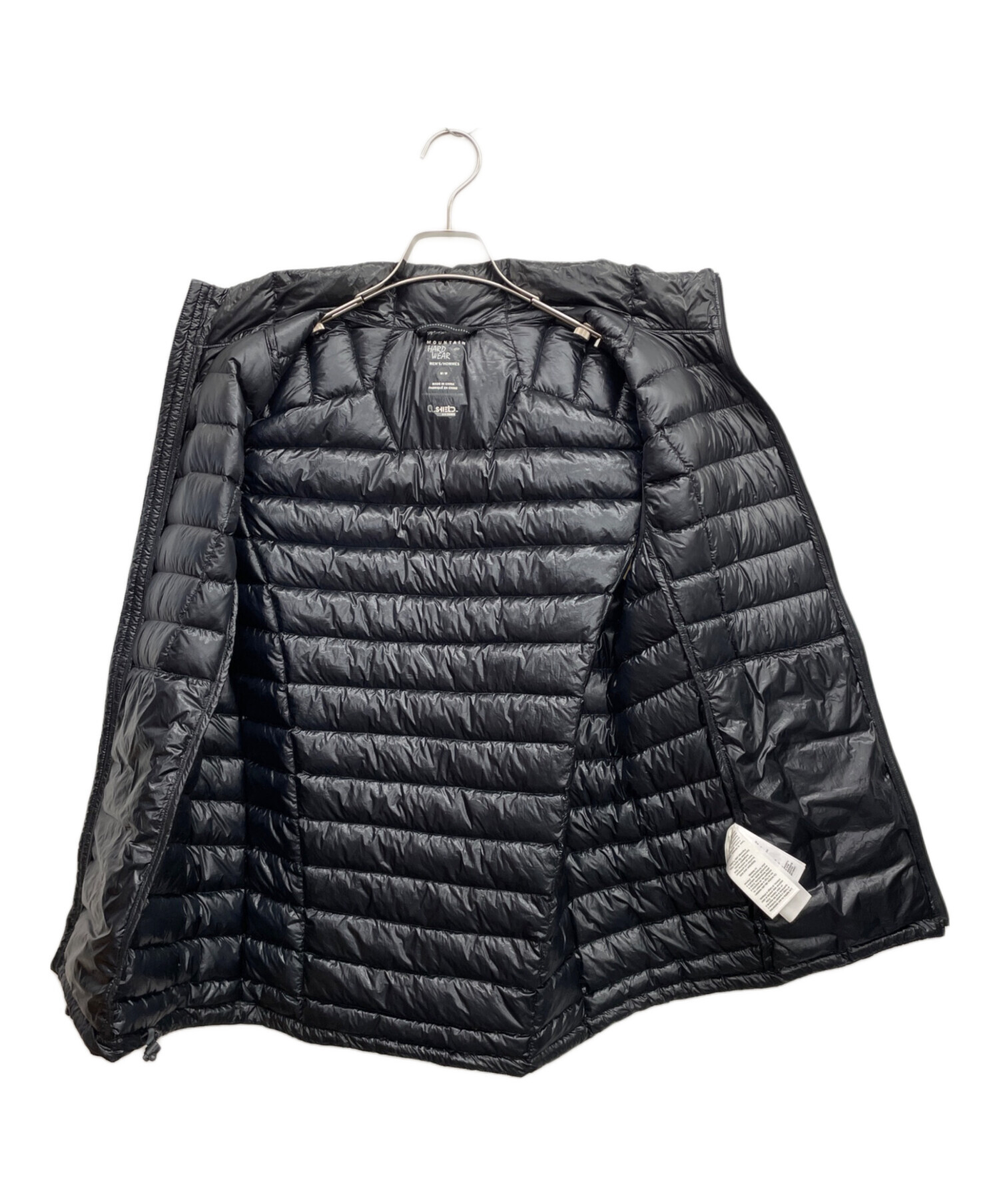 MOUNTAIN HARD WEARダウンベスト ブラック 黒 ダウン ベスト 中古・古着通販】MOUNTAIN HARD WEAR (マウンテンハードウェア) ダウン