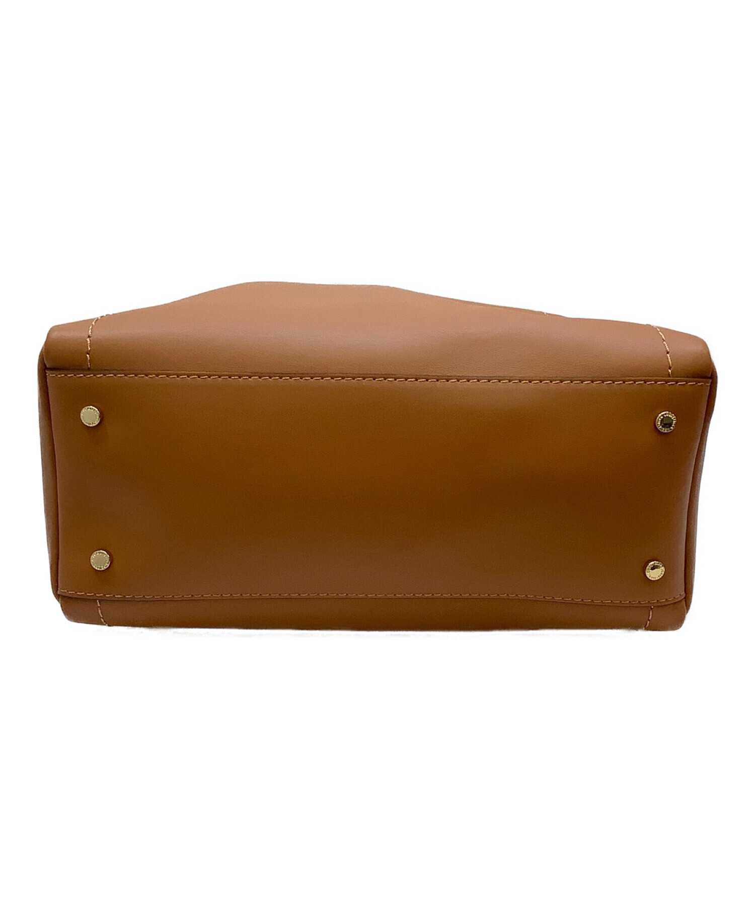 【タグ付き未使用品】LORISTELLA ブラウン ハンドバッグ 中古・古着通販】LORISTELLA (ロリステッラ) レザーハンドバッグ