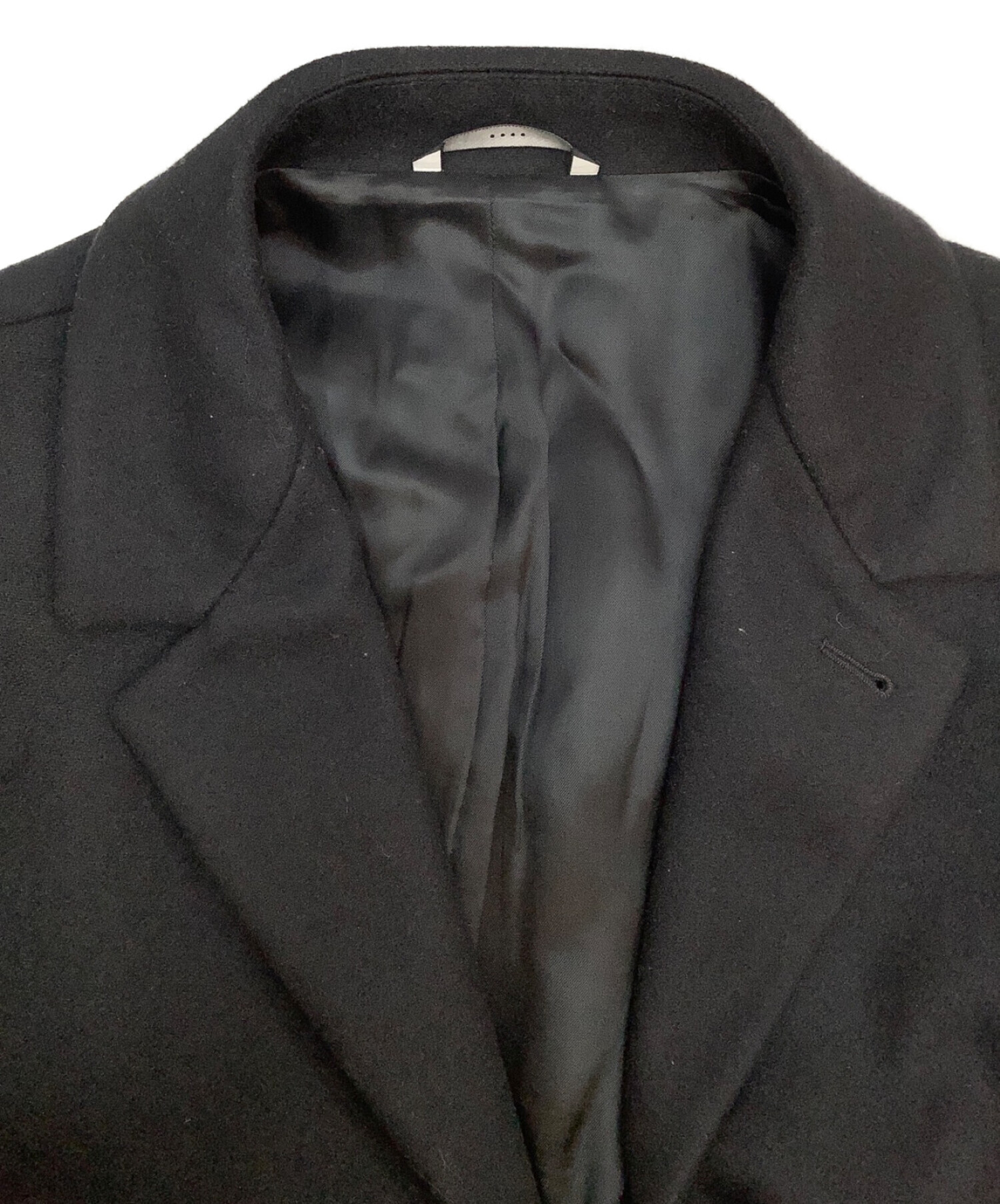 中古・古着通販】HEVO (イーヴォ) チェスターコート ブラック サイズ