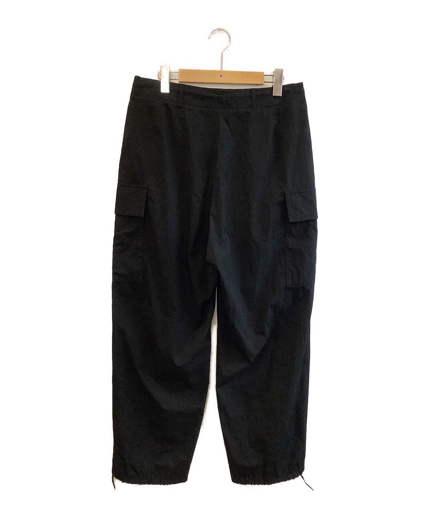 中古・古着通販】ATON (エイトン) カーゴパンツ ブラック サイズ:4 