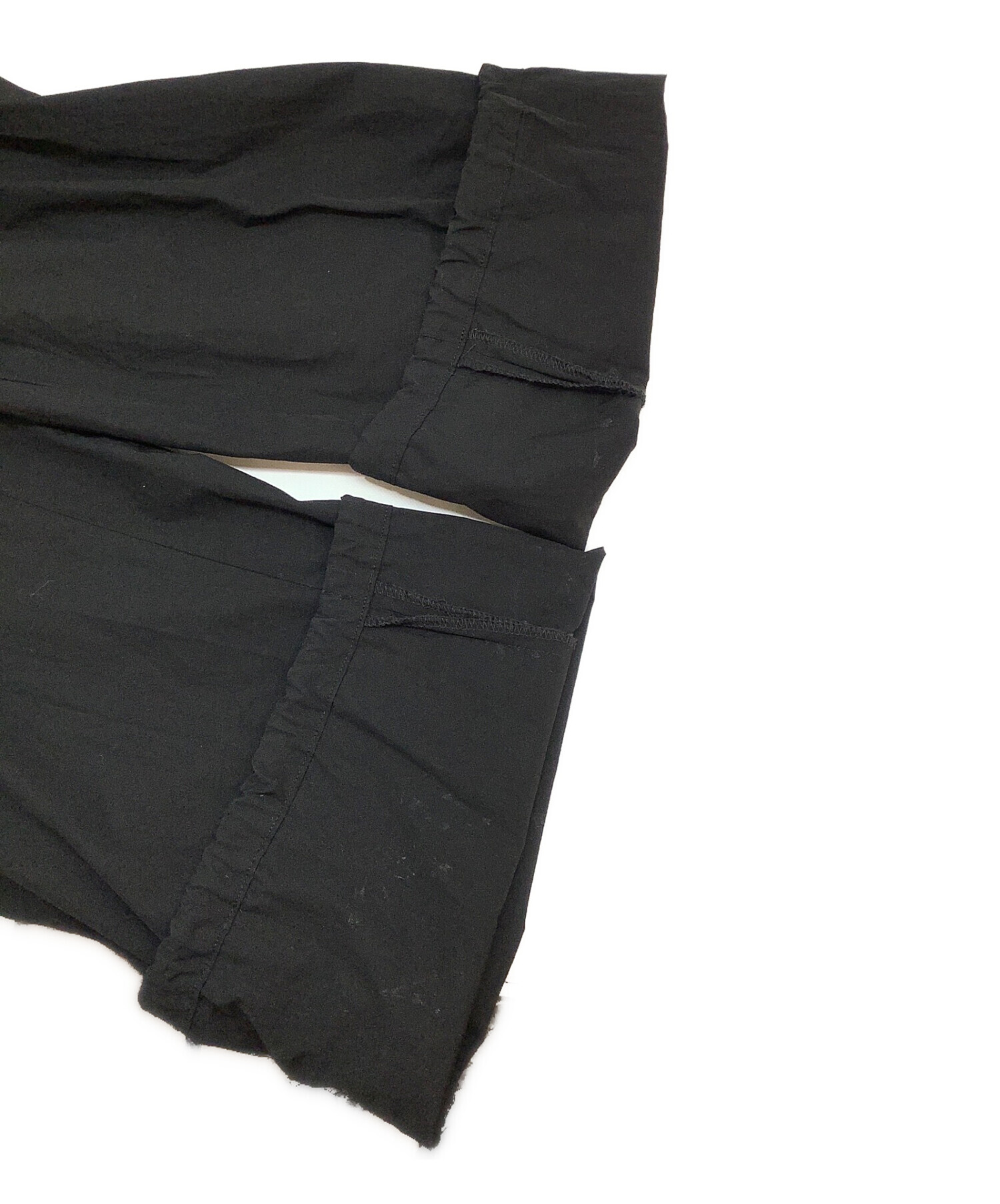 中古・古着通販】ATON (エイトン) カーゴパンツ ブラック サイズ:4 