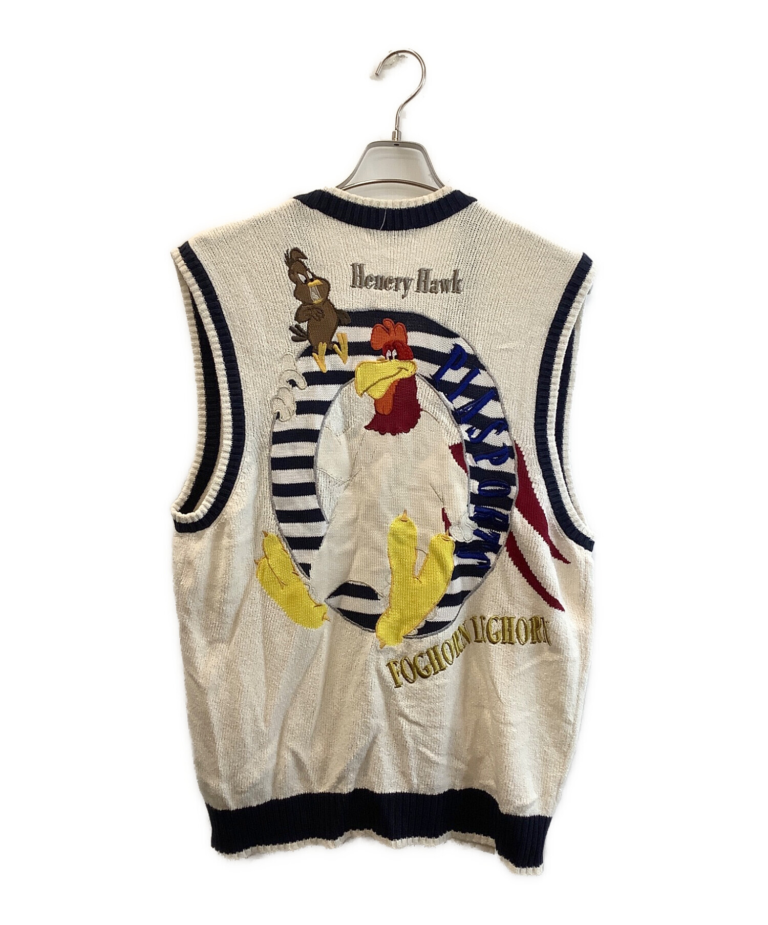中古・古着通販】PIASPORTS (ピアスポーツ) ニットカーディガン 
