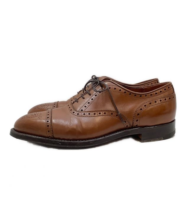 中古・古着通販】Alden (オールデン) メダリオンシューズ ブラウン 中古・古着通販】Alden (オールデン) メダリオンシューズ ブラウン