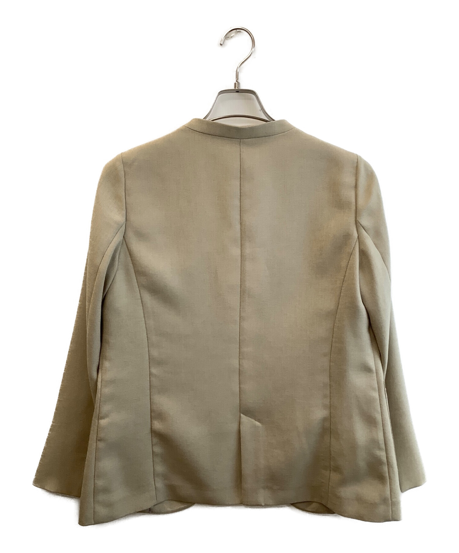ベージュのジャケット スピック＆スパン 中古・古着通販】Spick and Span (スピックアンドスパン) ノーカラー