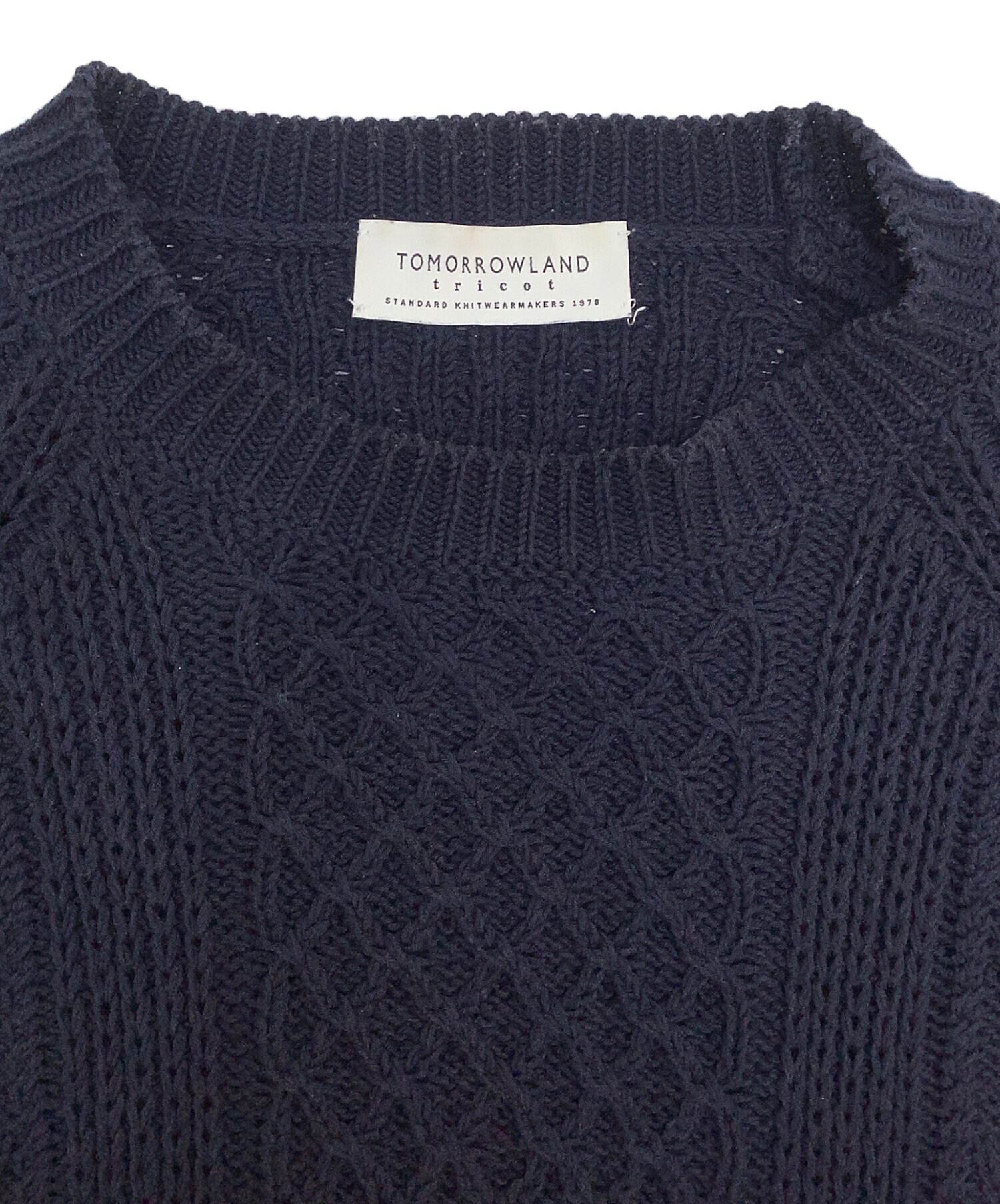 中古・古着通販】TOMORROW LAND (トゥモローランド) ケーブルニット