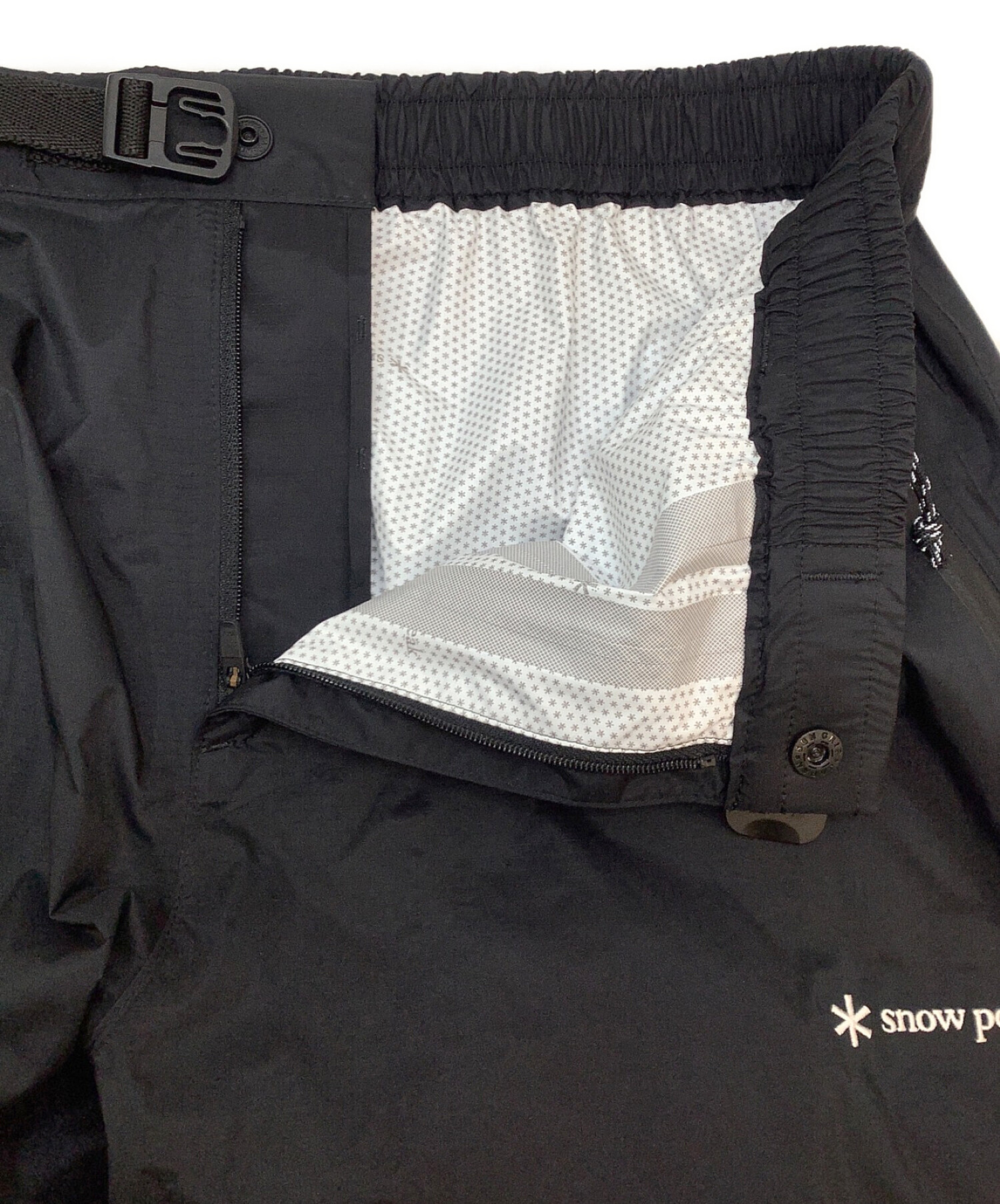 中古・古着通販】Snow peak (スノーピーク) ストレートパンツ ブラック