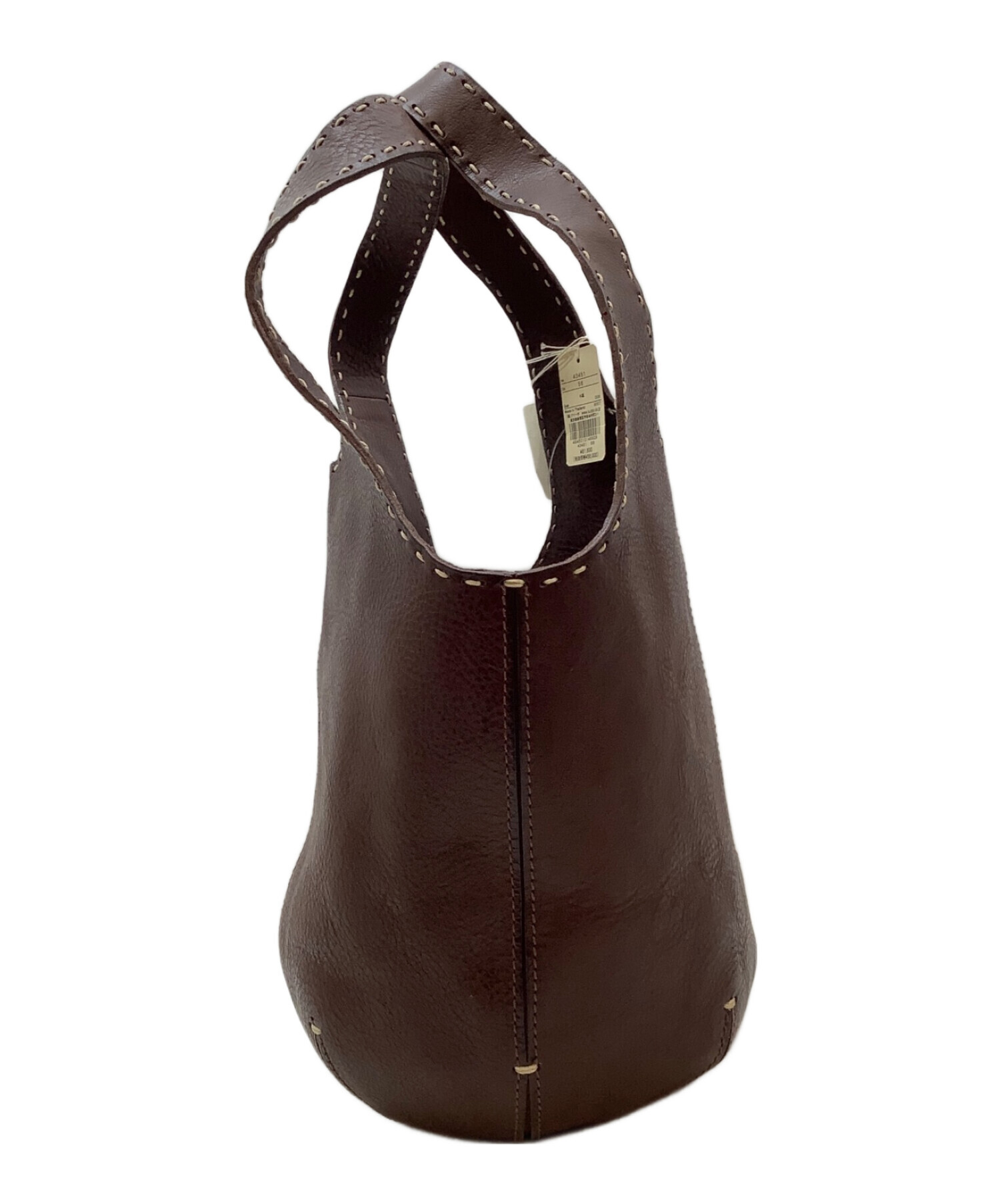 genten ブラウン トートバッグ ポーチ付き（未使用） 中古・古着通販】genten (ゲンテン) トートバッグ ブラウン 未使用品