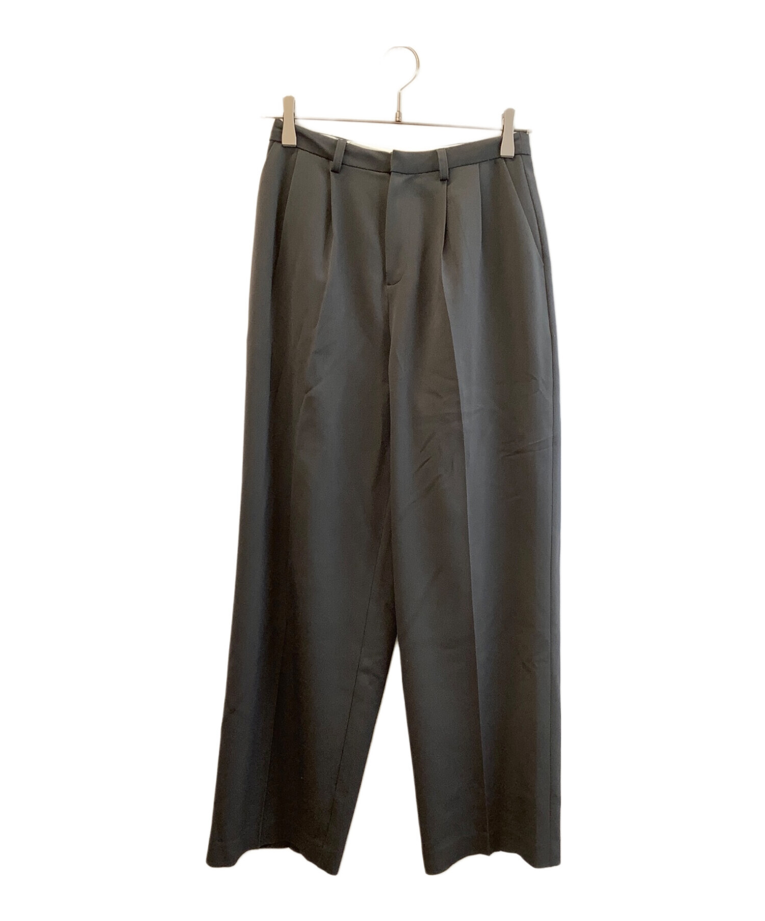中古・古着通販】TODAYFUL (トゥデイフル) タックパンツ グレー サイズ