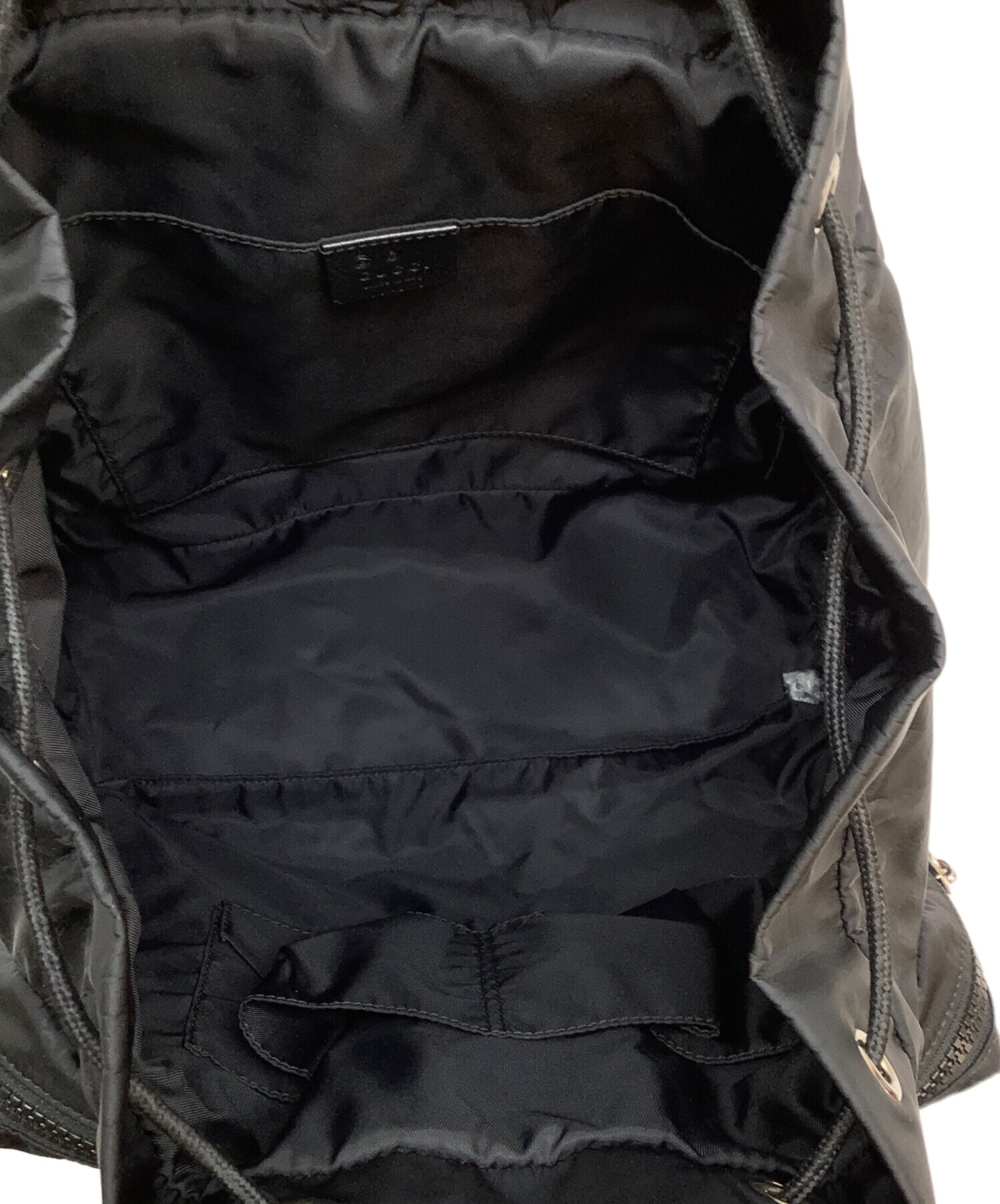 中古・古着通販】GUCCI (グッチ) リュック ブラック｜ブランド