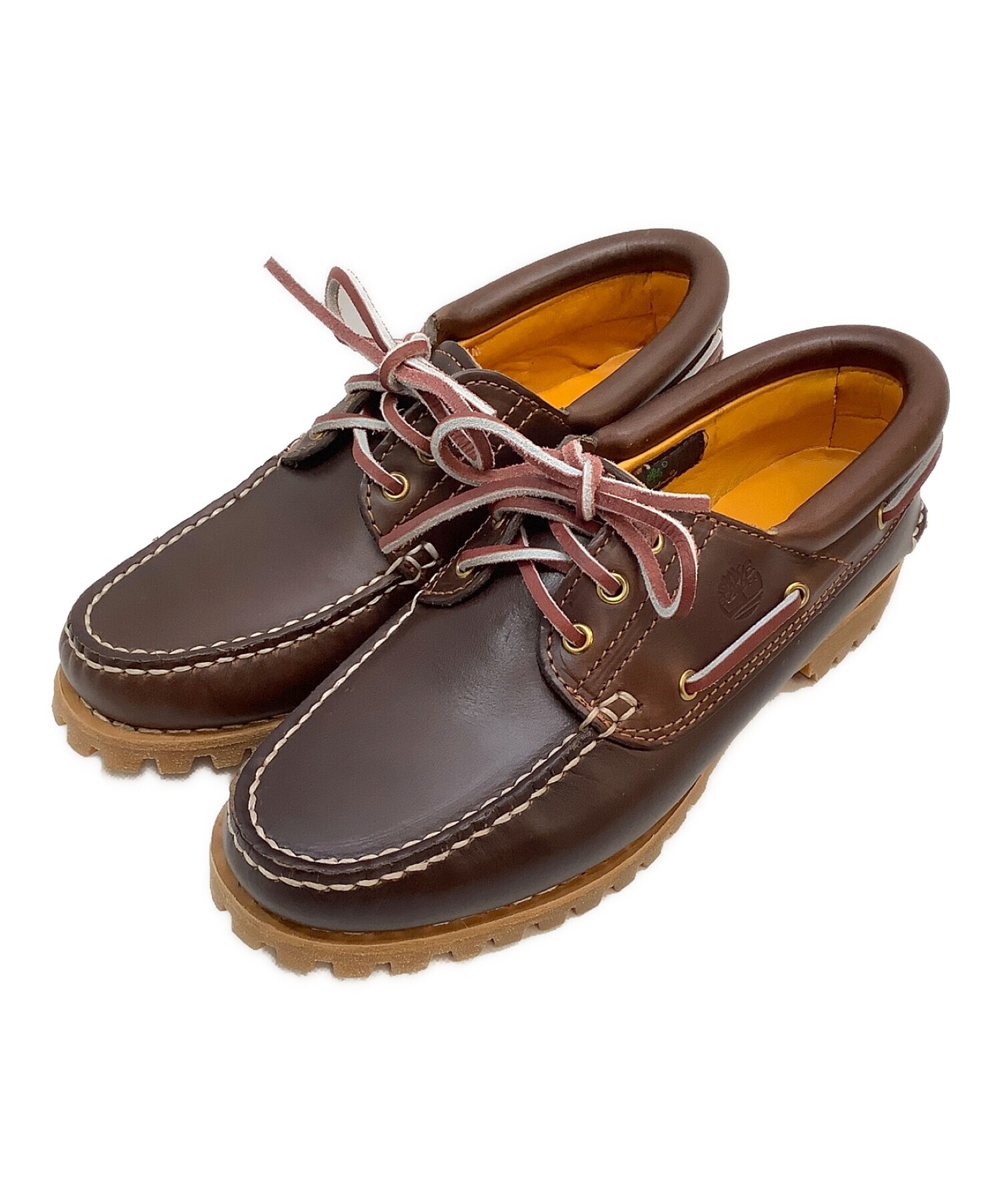 Timberland ブラウン ローファーデッキシューズ25cm