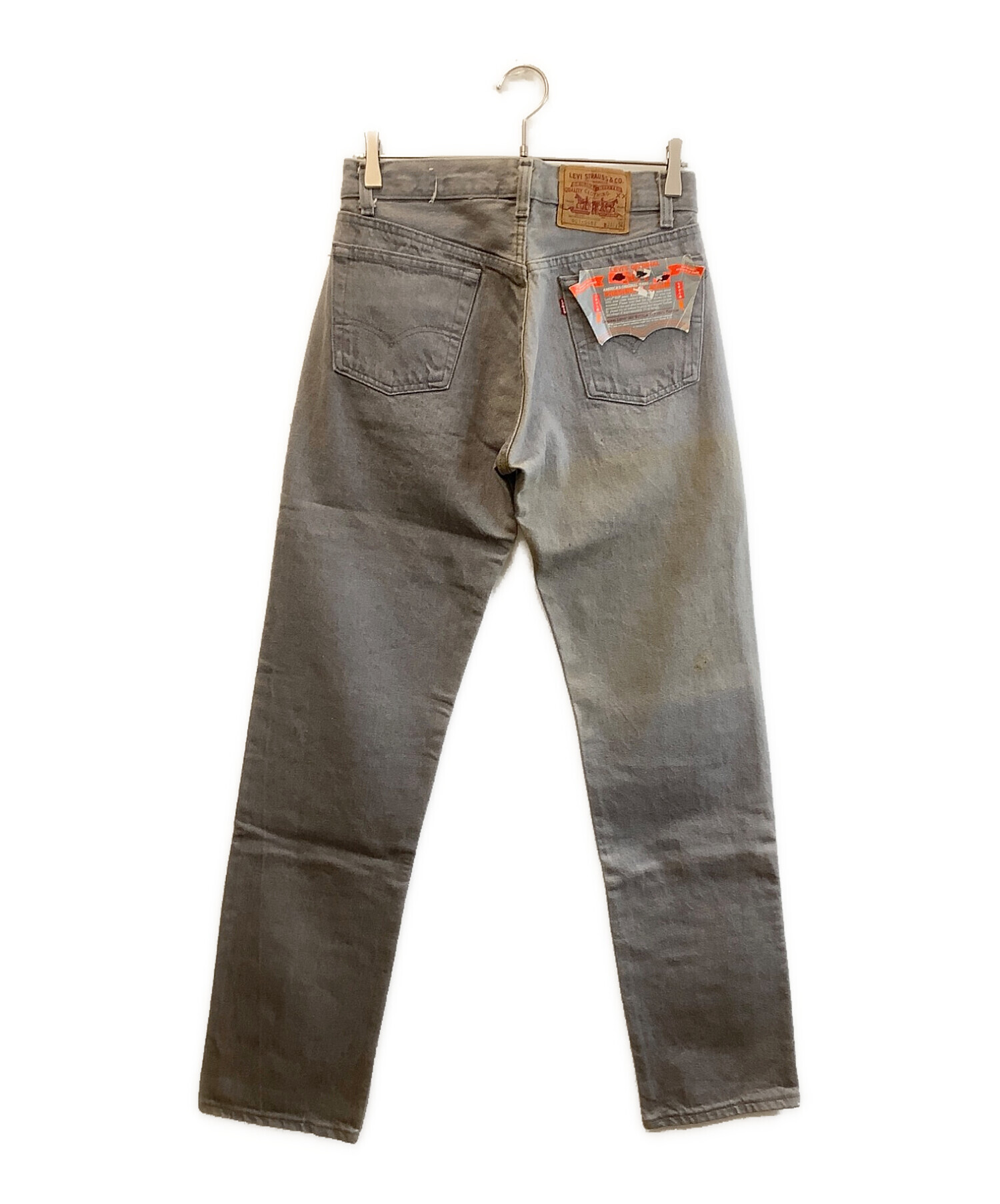 中古・古着通販】LEVI'S (リーバイス) 80sデニムパンツ グレー サイズ