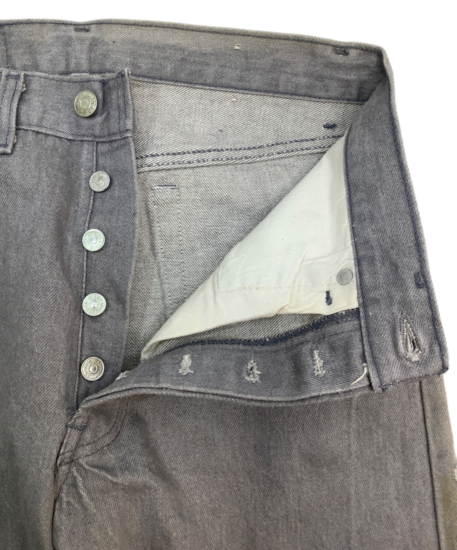 中古・古着通販】LEVI'S (リーバイス) 80sデニムパンツ グレー サイズ