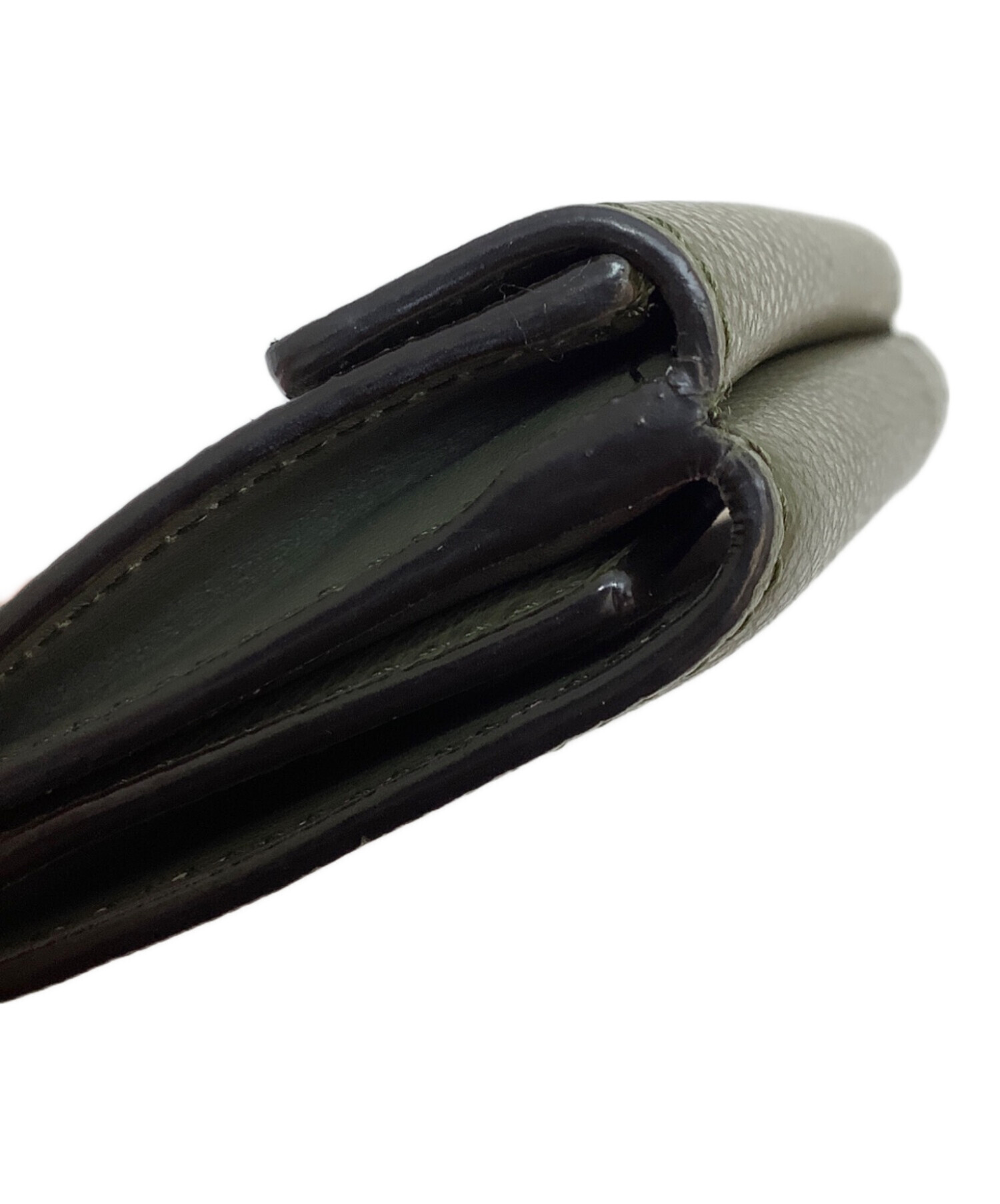 中古・古着通販】FENDI (フェンディ) 3つ折り財布 オリーブ｜ブランド