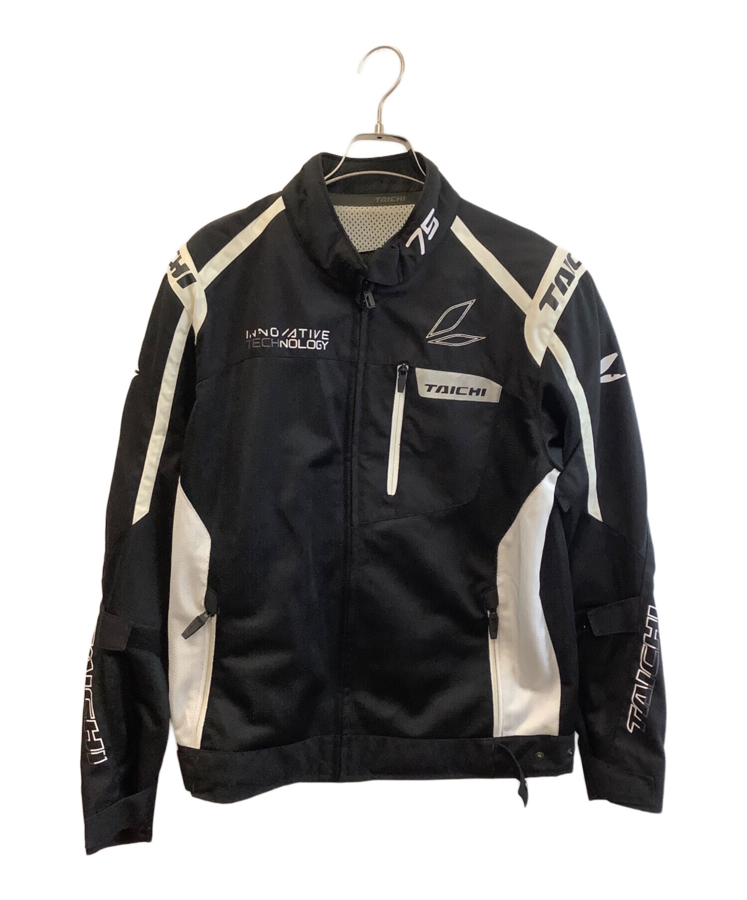 TAICHI メッシュジャケット Lサイズ ブラック 中古・古着通販】TAICHI (タイチ) メッシュジャケット ブラック サイズ