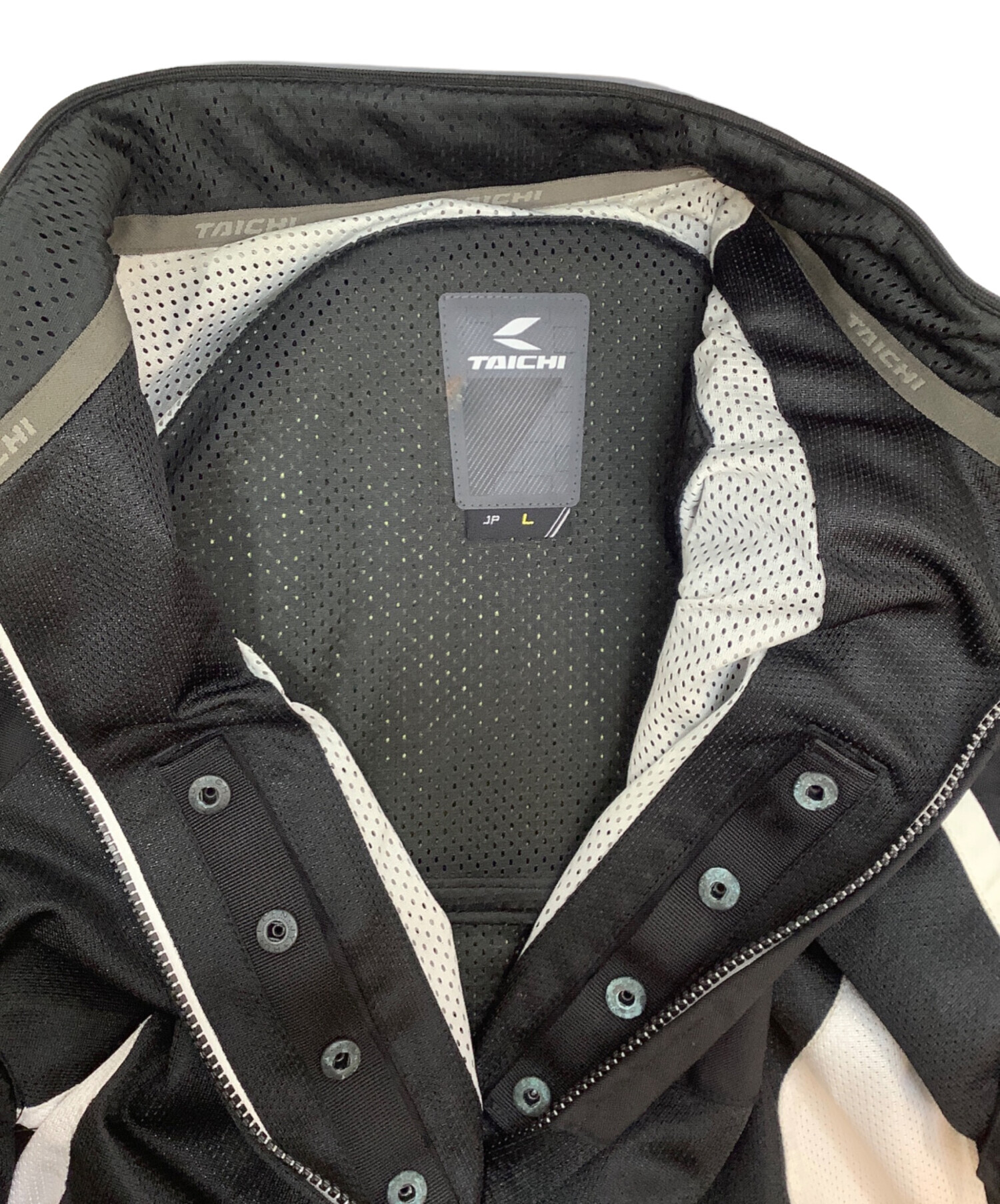 中古・古着通販】TAICHI (タイチ) メッシュジャケット ブラック サイズ