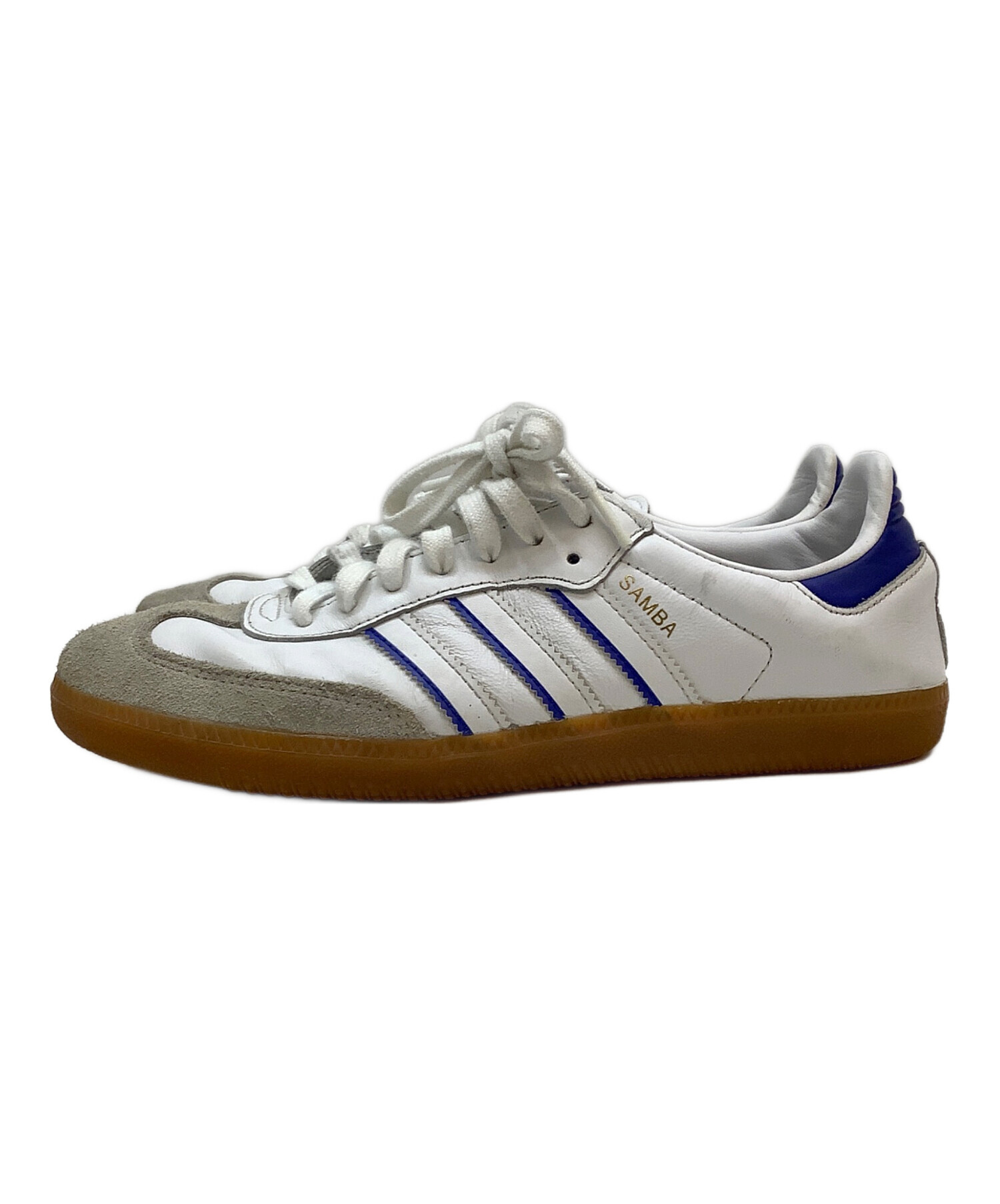 中古・古着通販】adidas (アディダス) スニーカー ホワイト×ブルー 