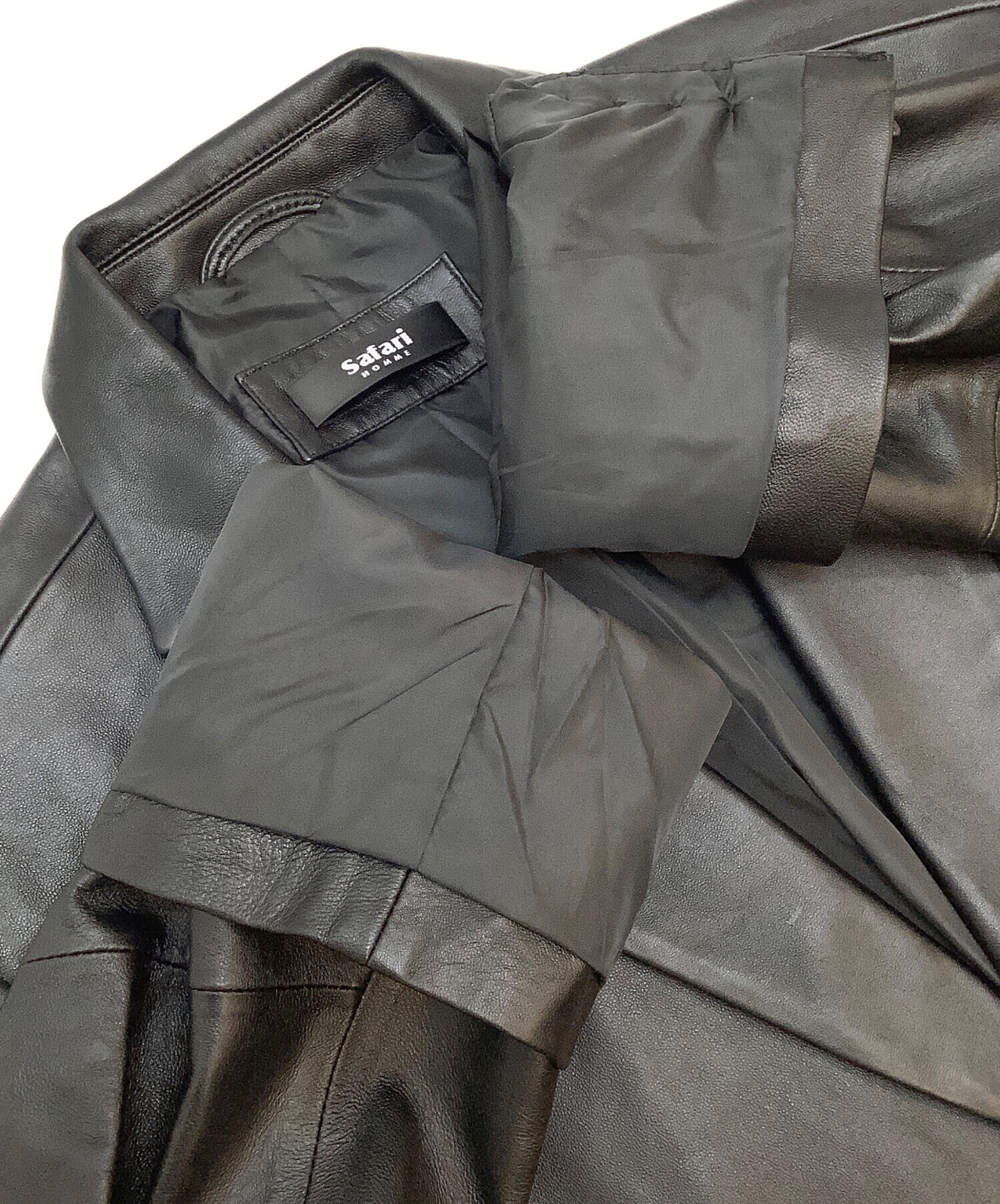 中古・古着通販】safari HOMME (サファリオム) ラムレザー