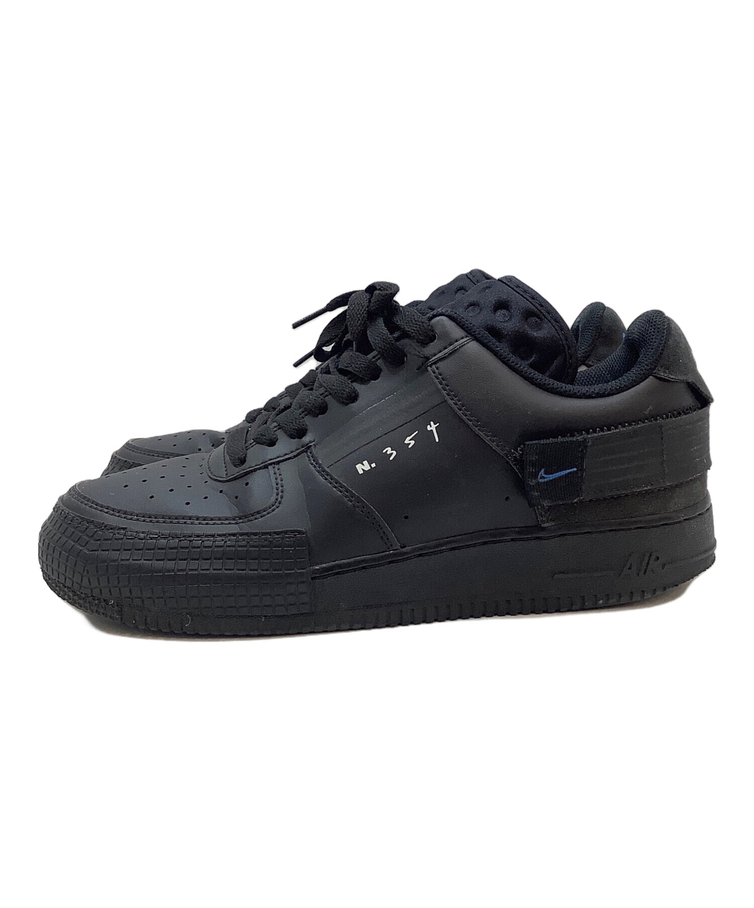 中古・古着通販】NIKE (ナイキ) AIR FORCE 1-TYPE ブラック サイズ 