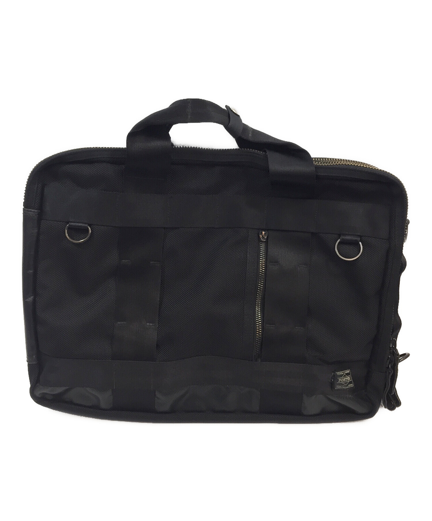 中古・古着通販】PORTER (ポーター) 3WAYブリーフケース ブラック 