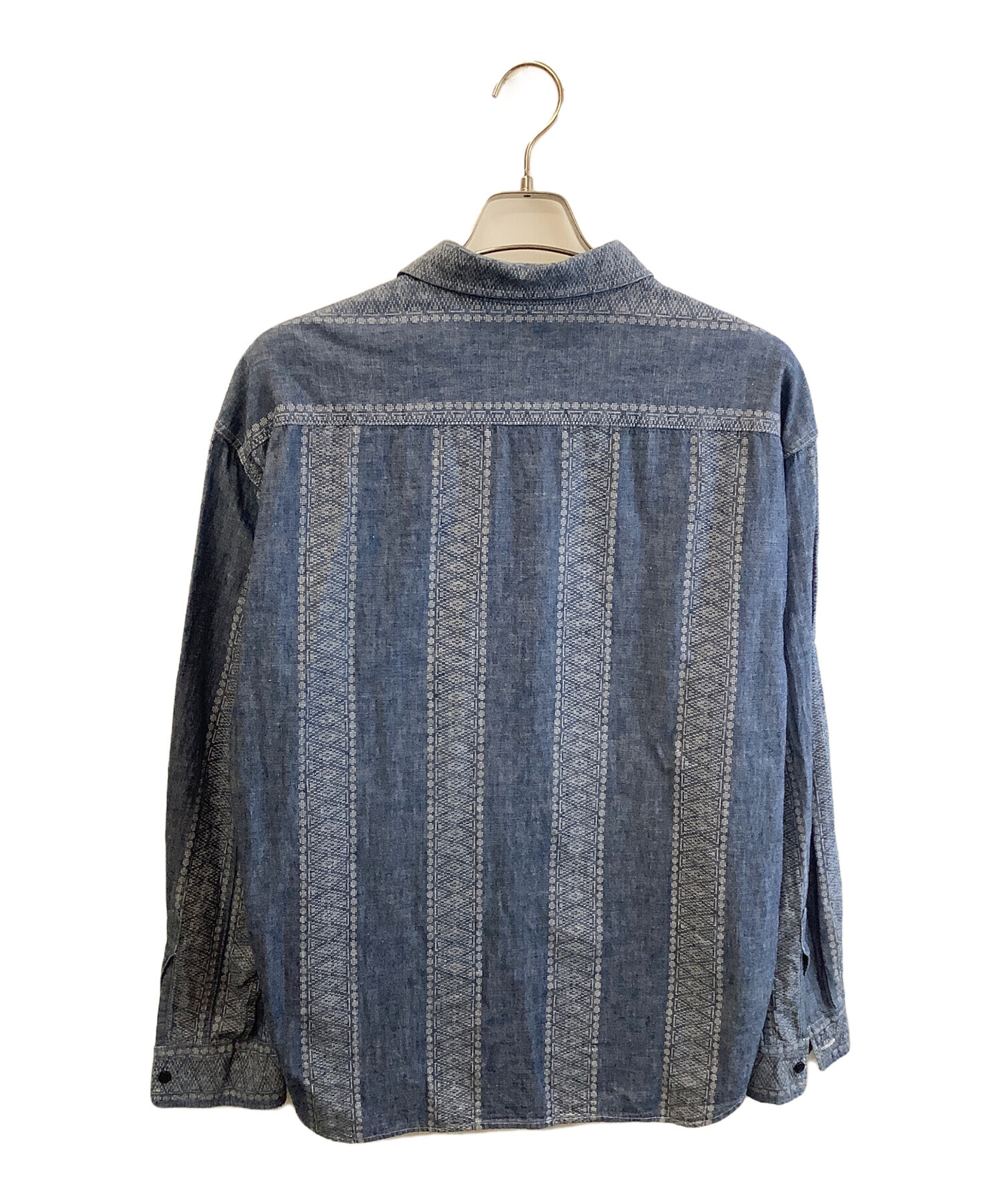 中古・古着通販】MASSES (マシス) 長袖シャツ ブルー サイズ:L