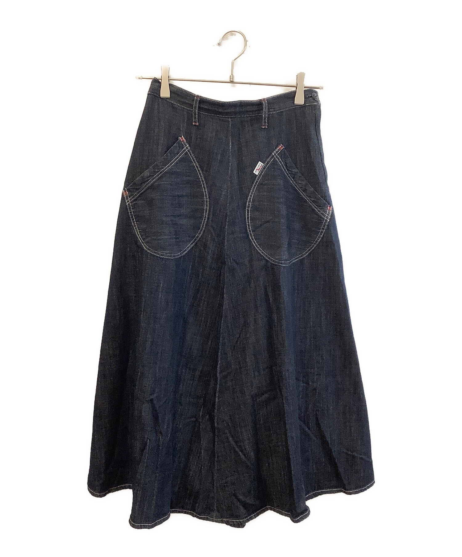 BLUE TRICK ブルートリック インディゴ花柄スカート 岡山デニム