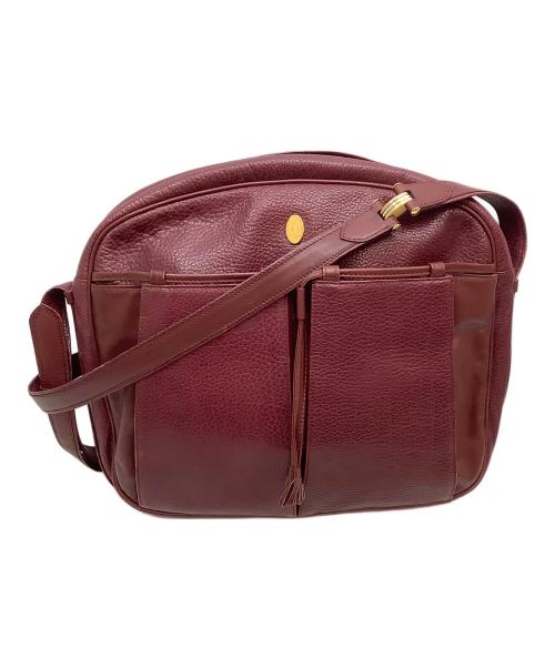 中古・古着通販】Cartier (カルティエ) ショルダーバッグ ボルドー