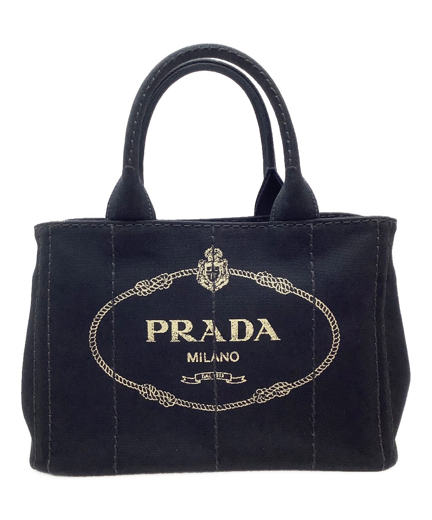 中古・古着通販】PRADA (プラダ) 2WAYトートバッグ ブラック｜ブランド