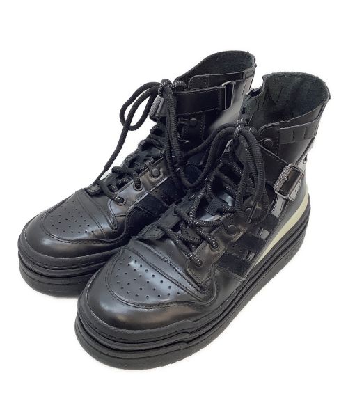 中古・古着通販】adidas (アディダス) ハイカットスニーカー ブラック