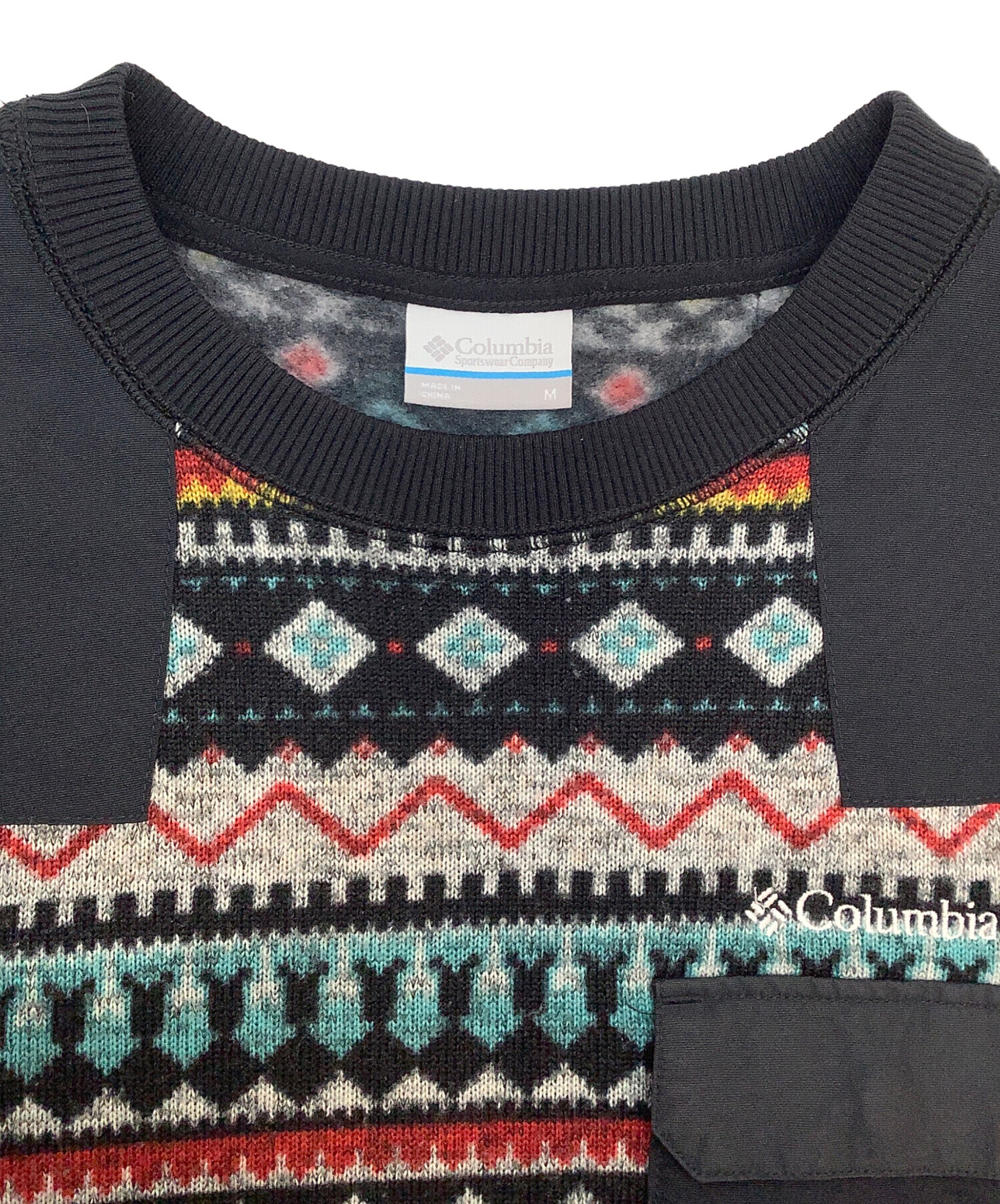 コロンビア新品未使用品‼️ 中古・古着通販】Columbia (コロンビア) スウェット ブラック×レッド