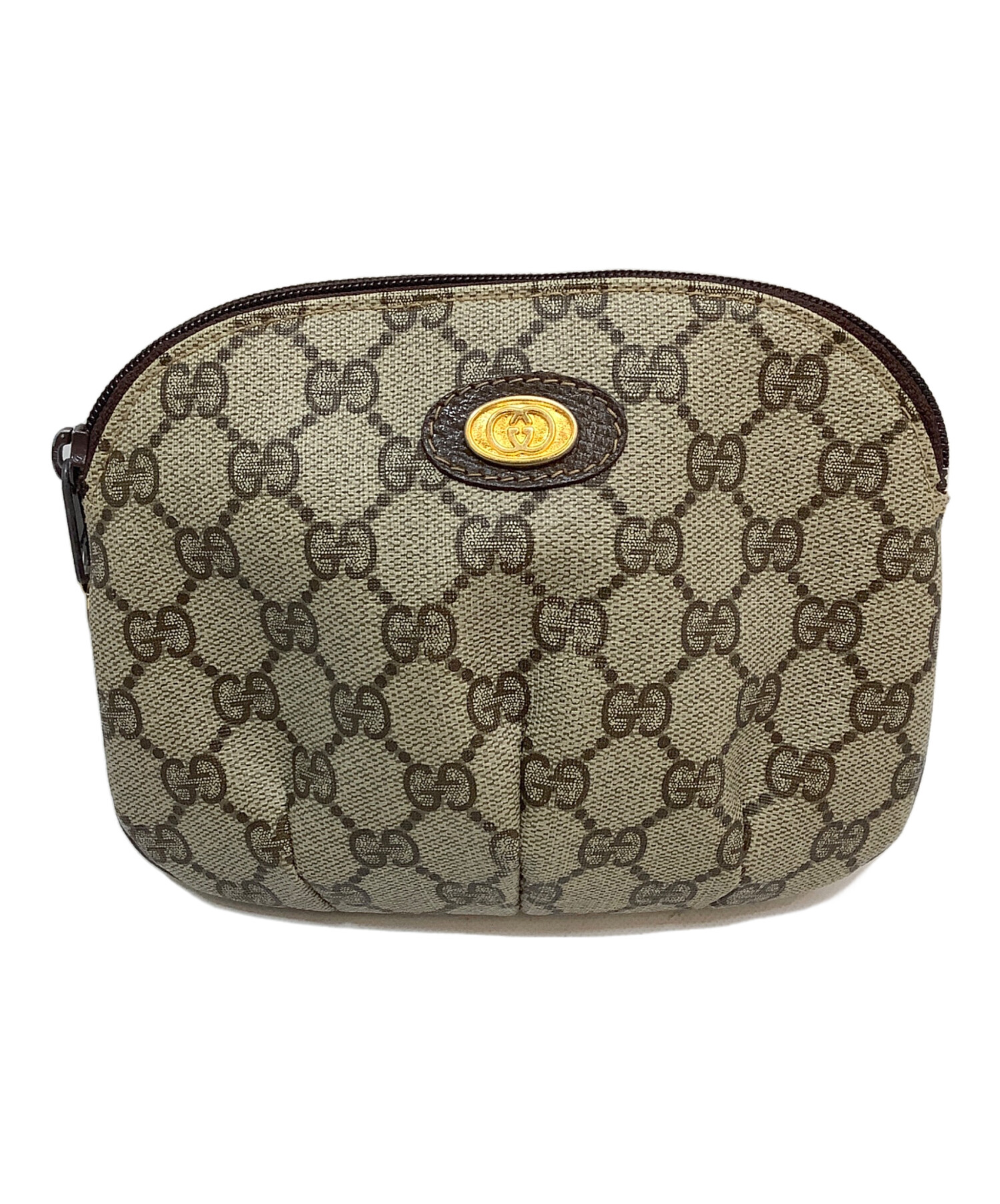 未使用GUCCI ポーチ 中古・古着通販】GUCCI (グッチ) GUCCI ポーチ ブラウン｜ブランド