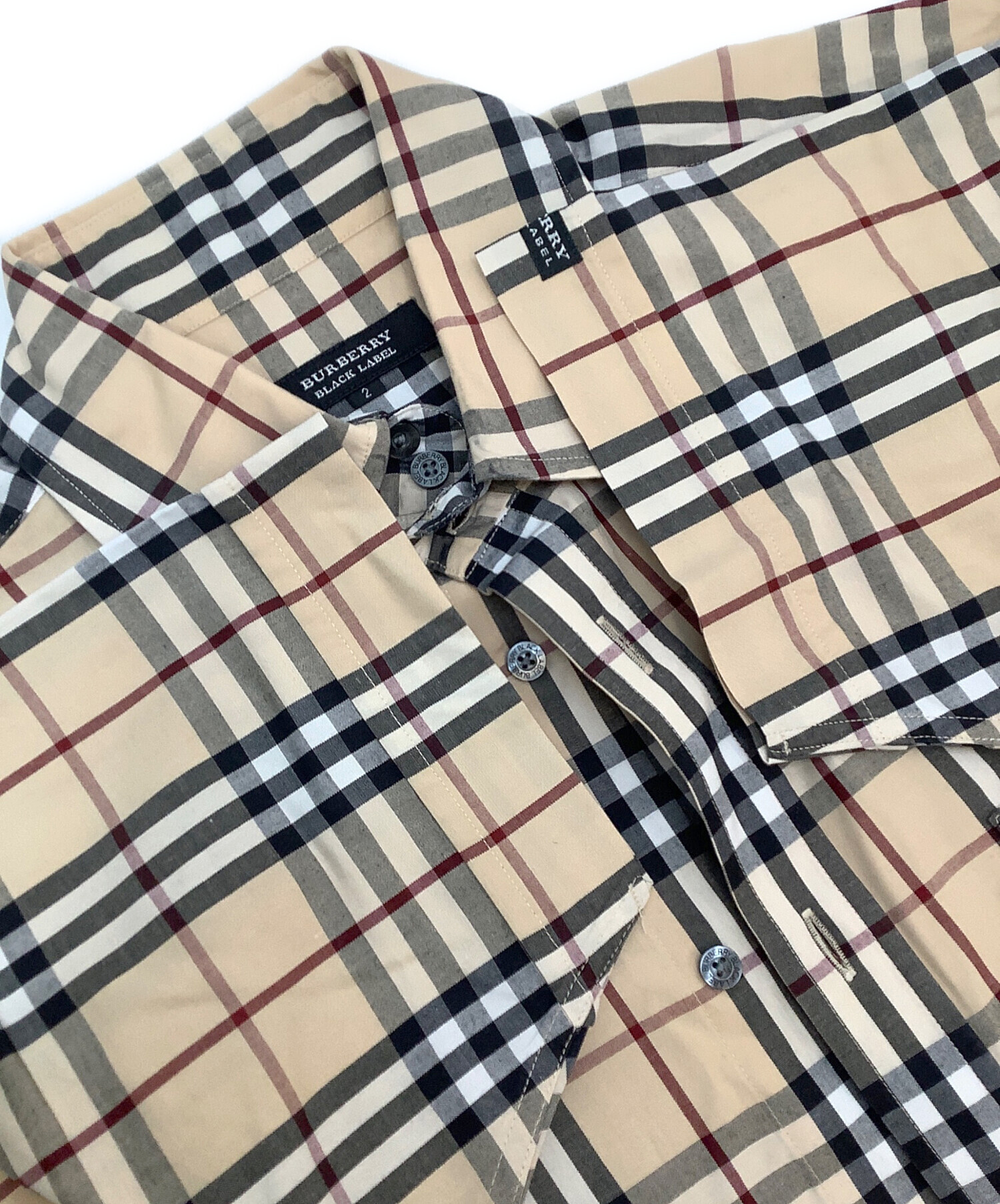 バーバリー ブラックレーベル【ノバチェック ベージュ サイズ M