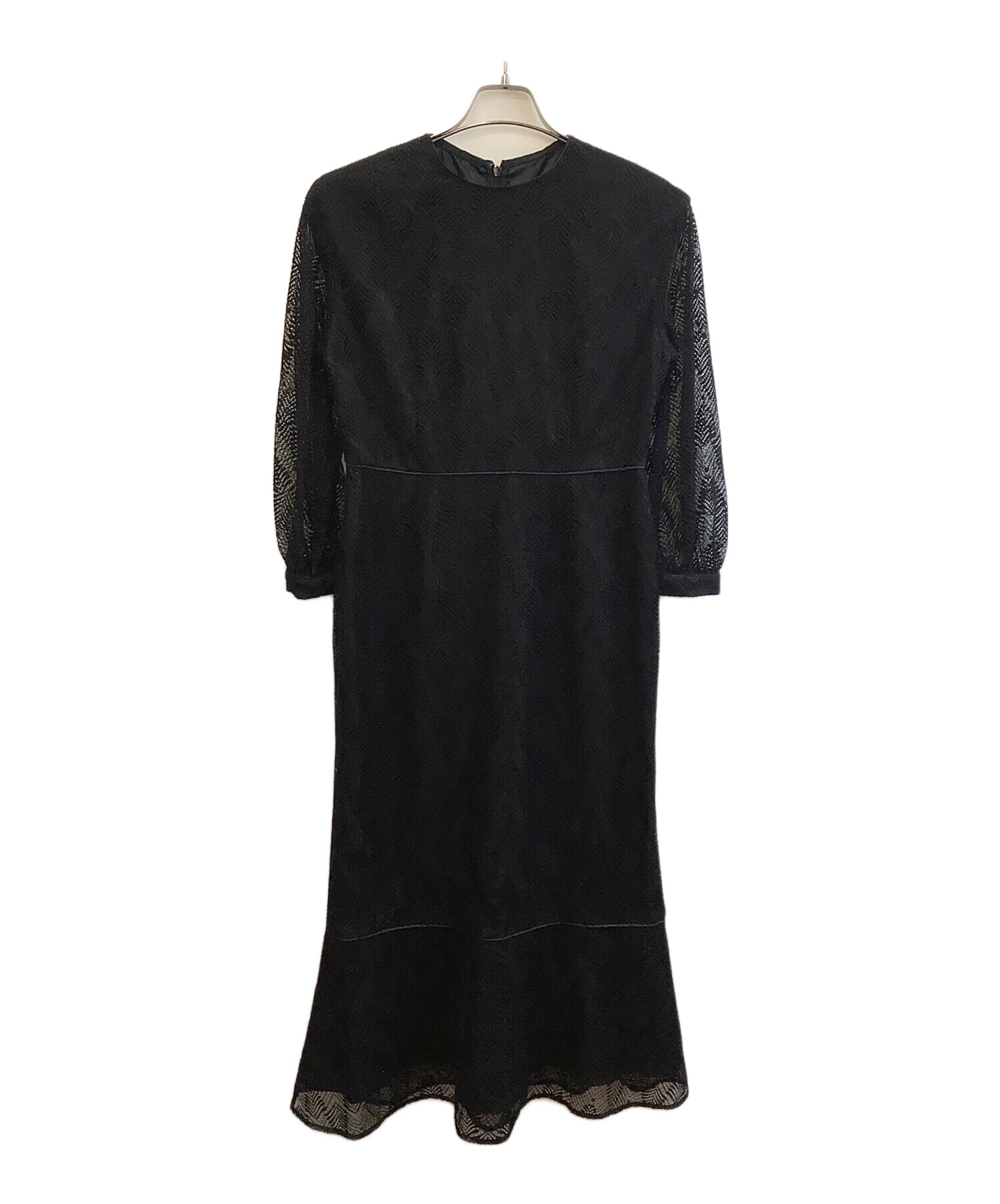 中古・古着通販】LA MAISON (ラメゾン) リーフレースペプラム  