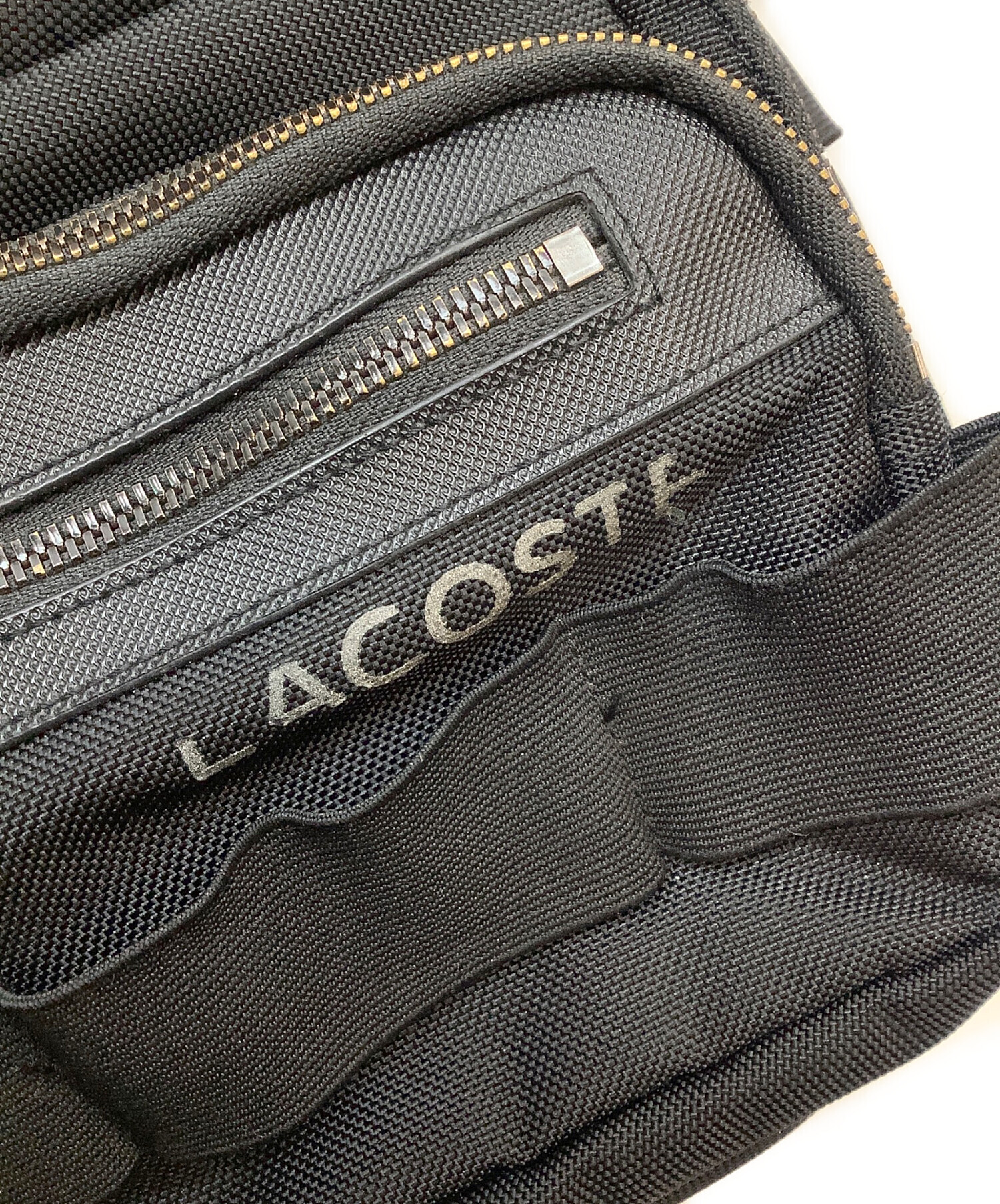 中古・古着通販】LACOSTE (ラコステ) リュック ブラック｜ブランド