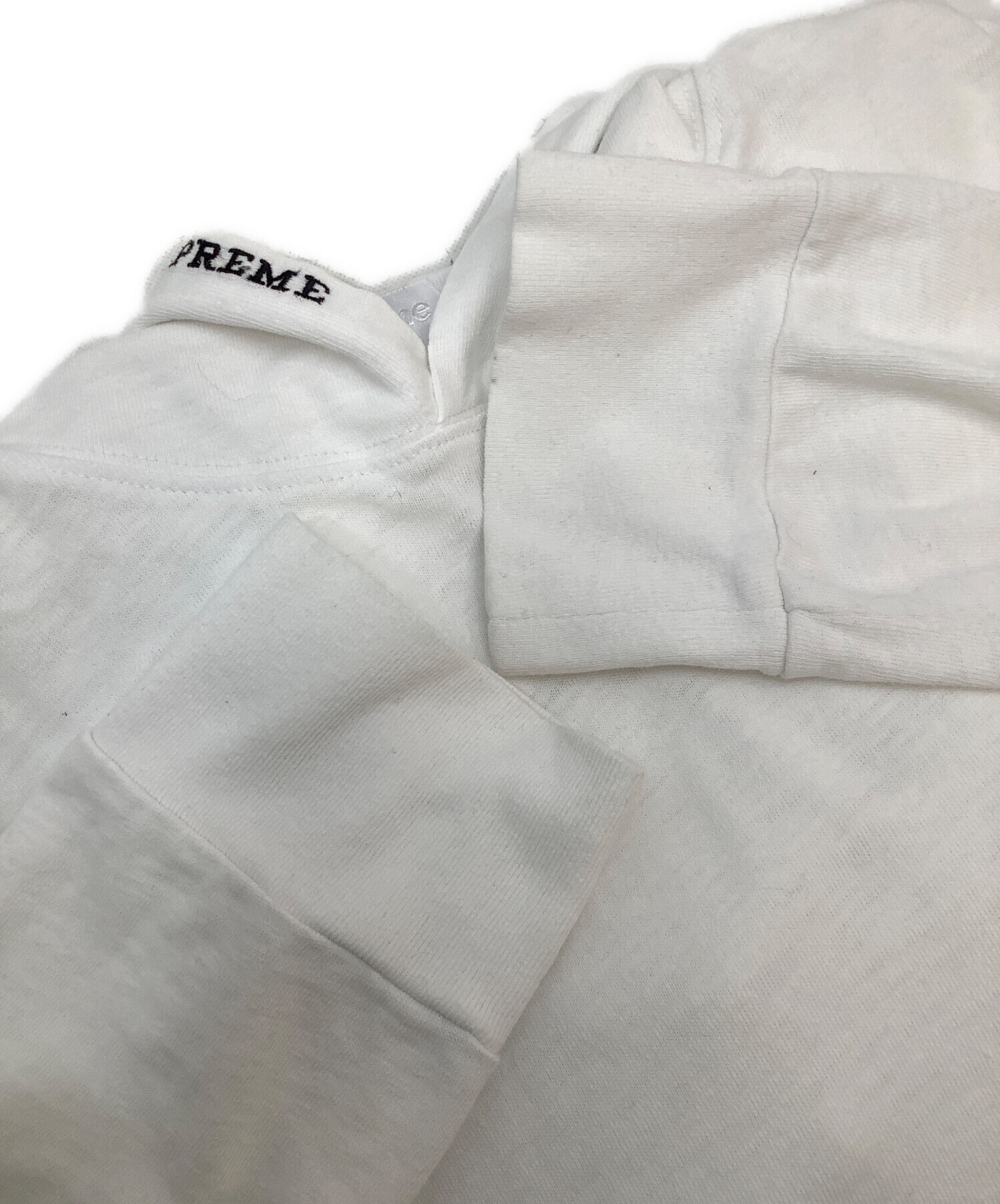 中古・古着通販】SUPREME (シュプリーム) パーカー ホワイト サイズ:XL 